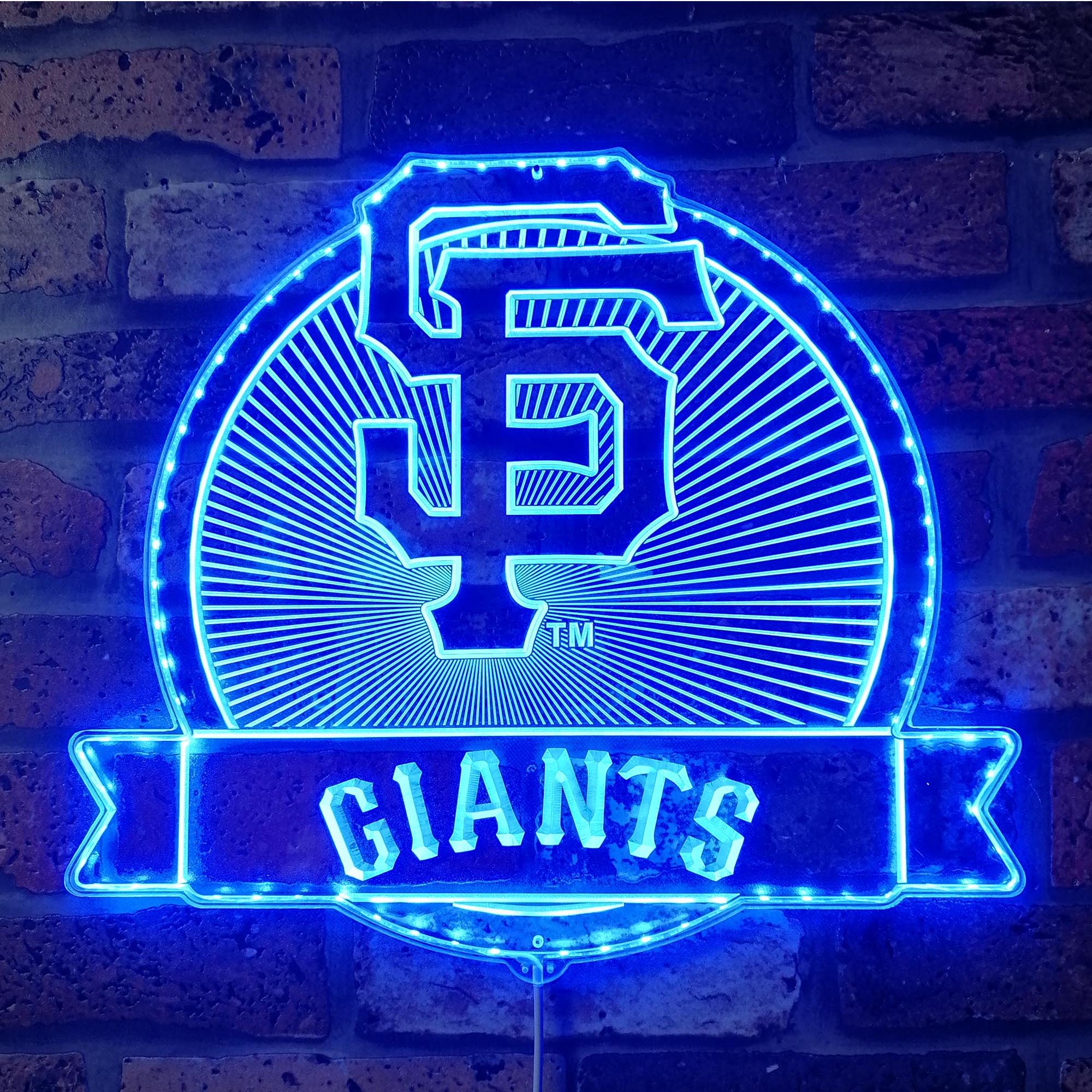 San Francisco Giants Dynamic RGB Edge Lit LED Sign