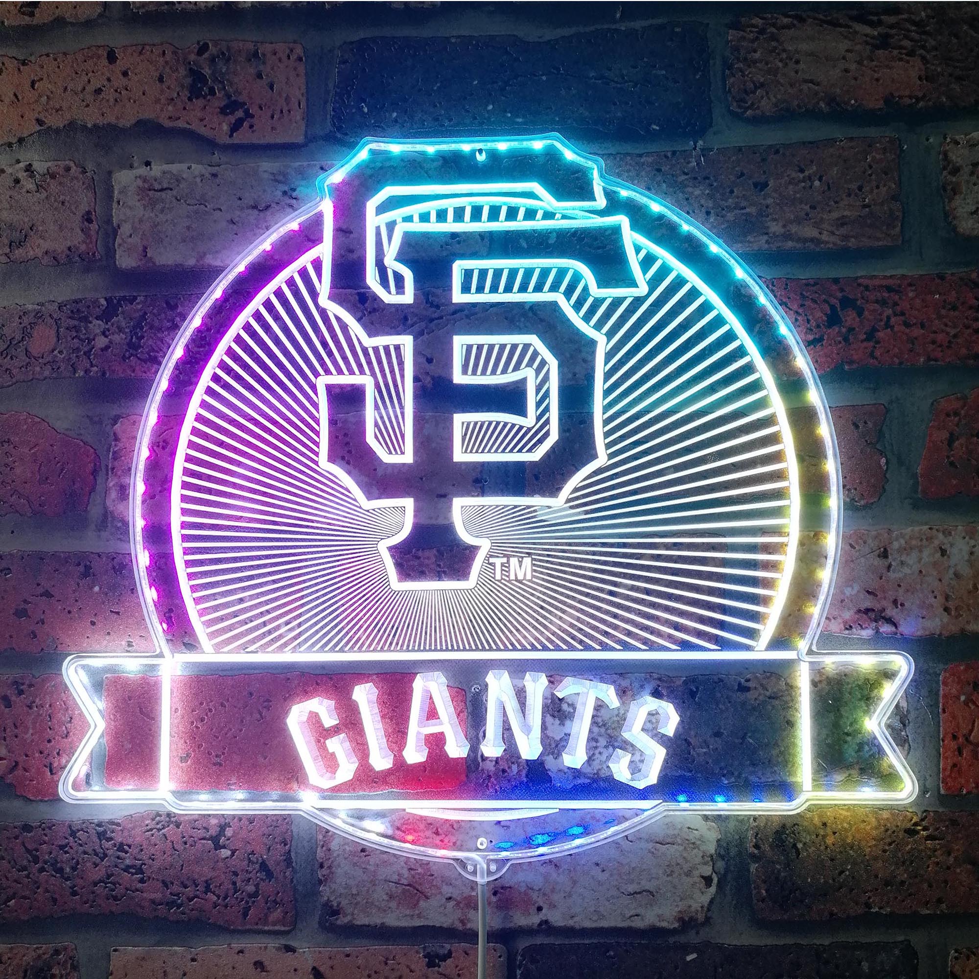 San Francisco Giants Dynamic RGB Edge Lit LED Sign