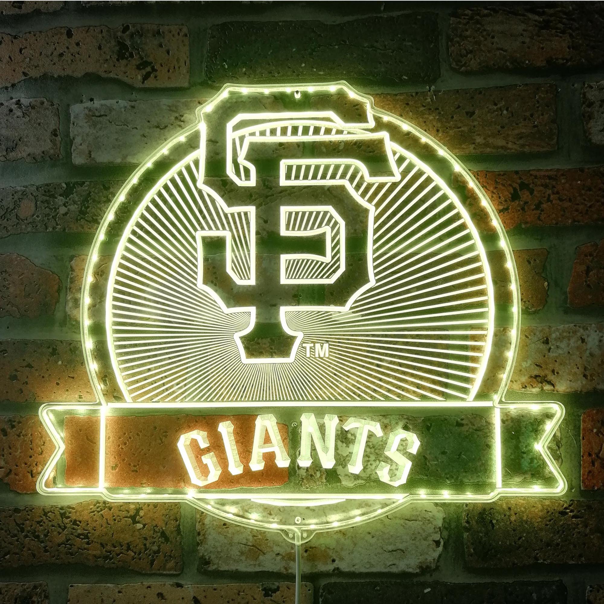 San Francisco Giants Dynamic RGB Edge Lit LED Sign