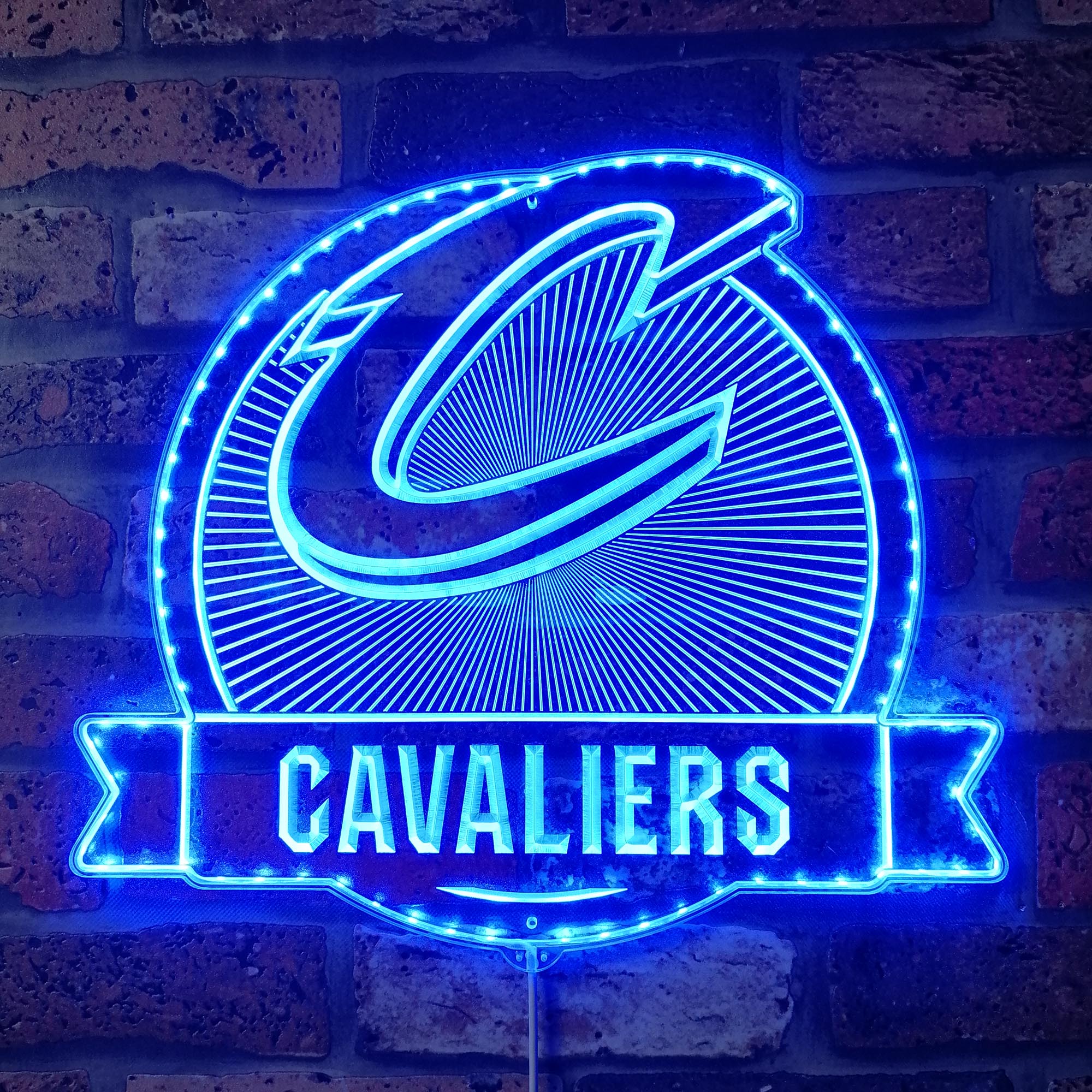 Cleveland Cavaliers Dynamic RGB Edge Lit LED Sign