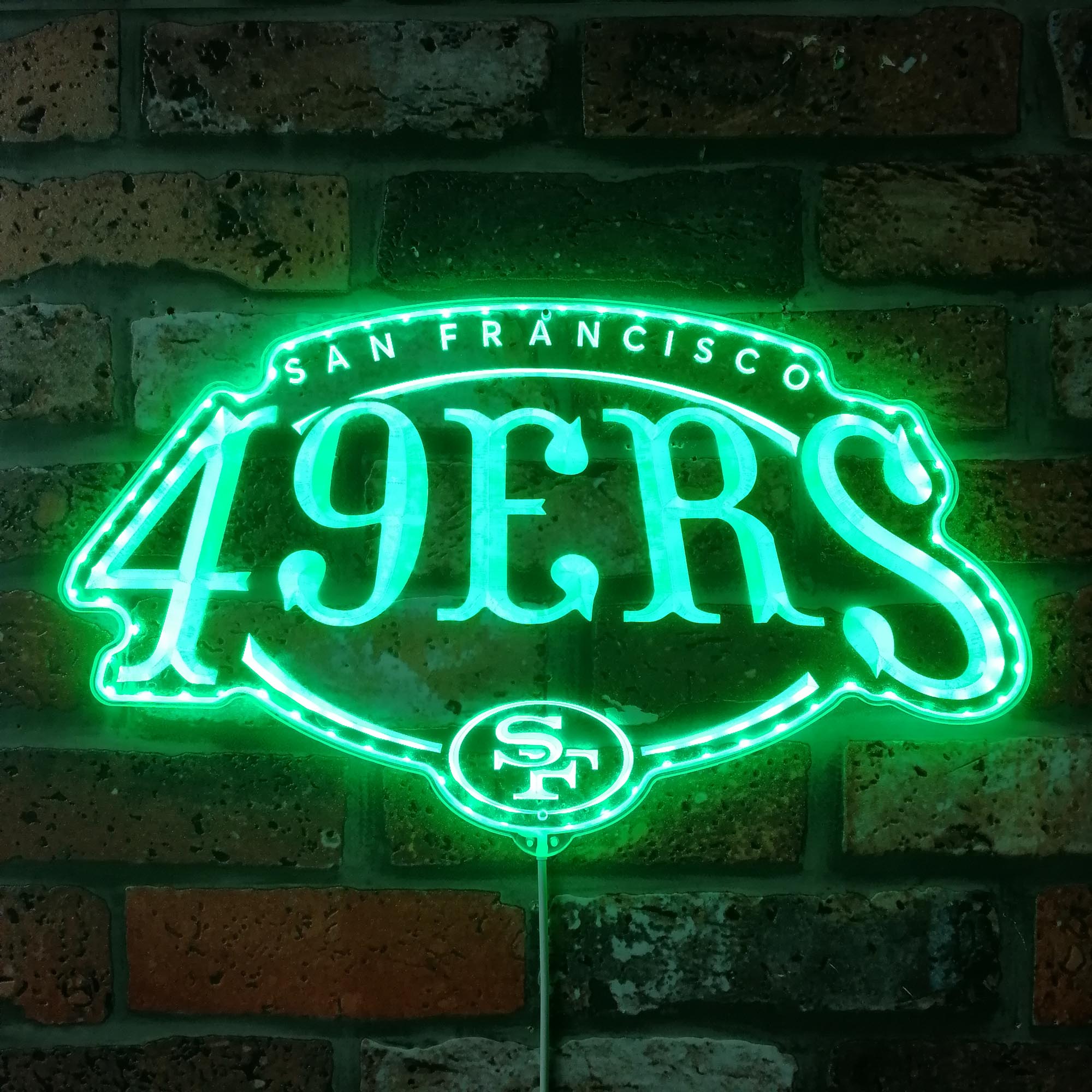 San Francisco 49ers Neon RGB Edge Lit LED Light Sign