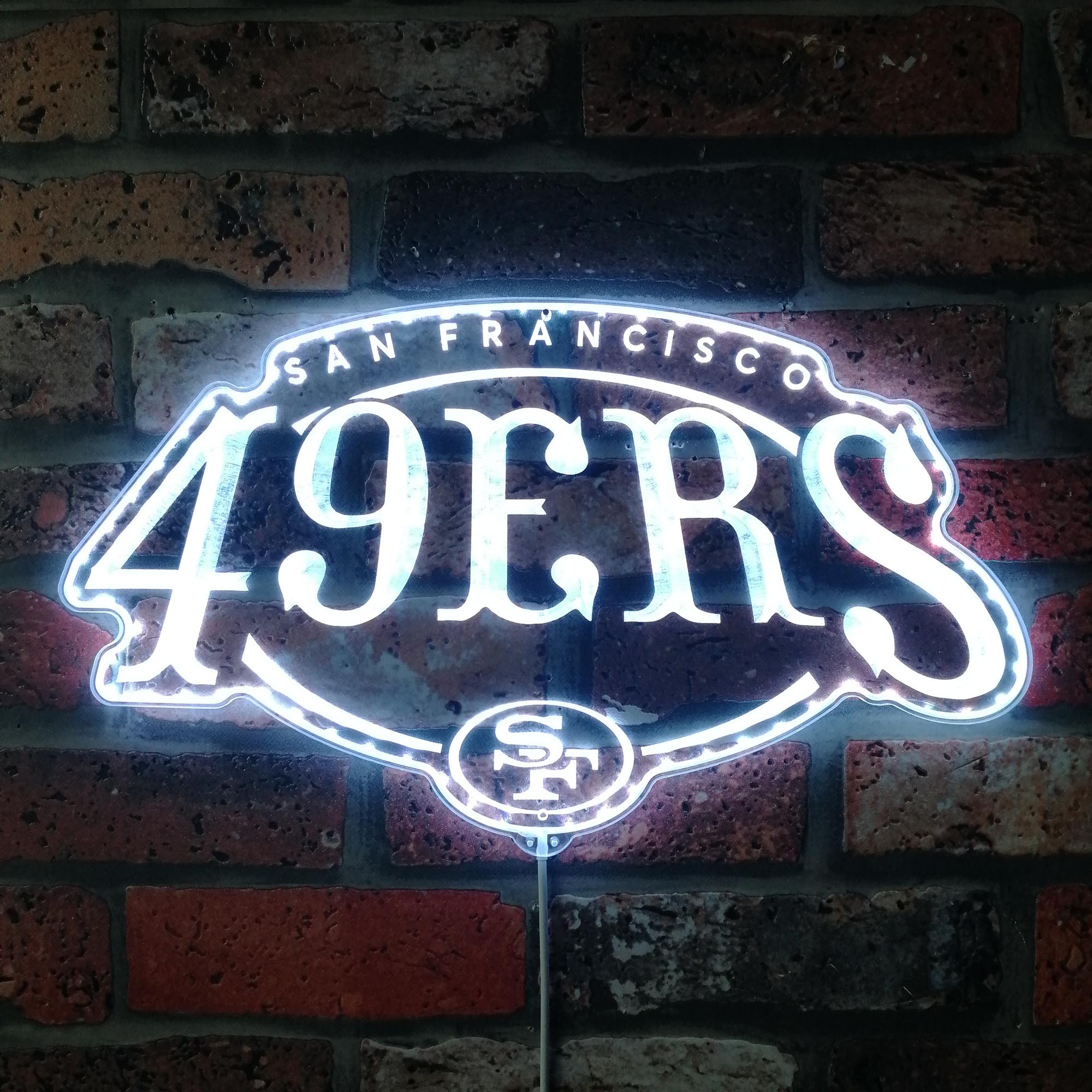 San Francisco 49ers Dynamic RGB Edge Lit LED Light Sign