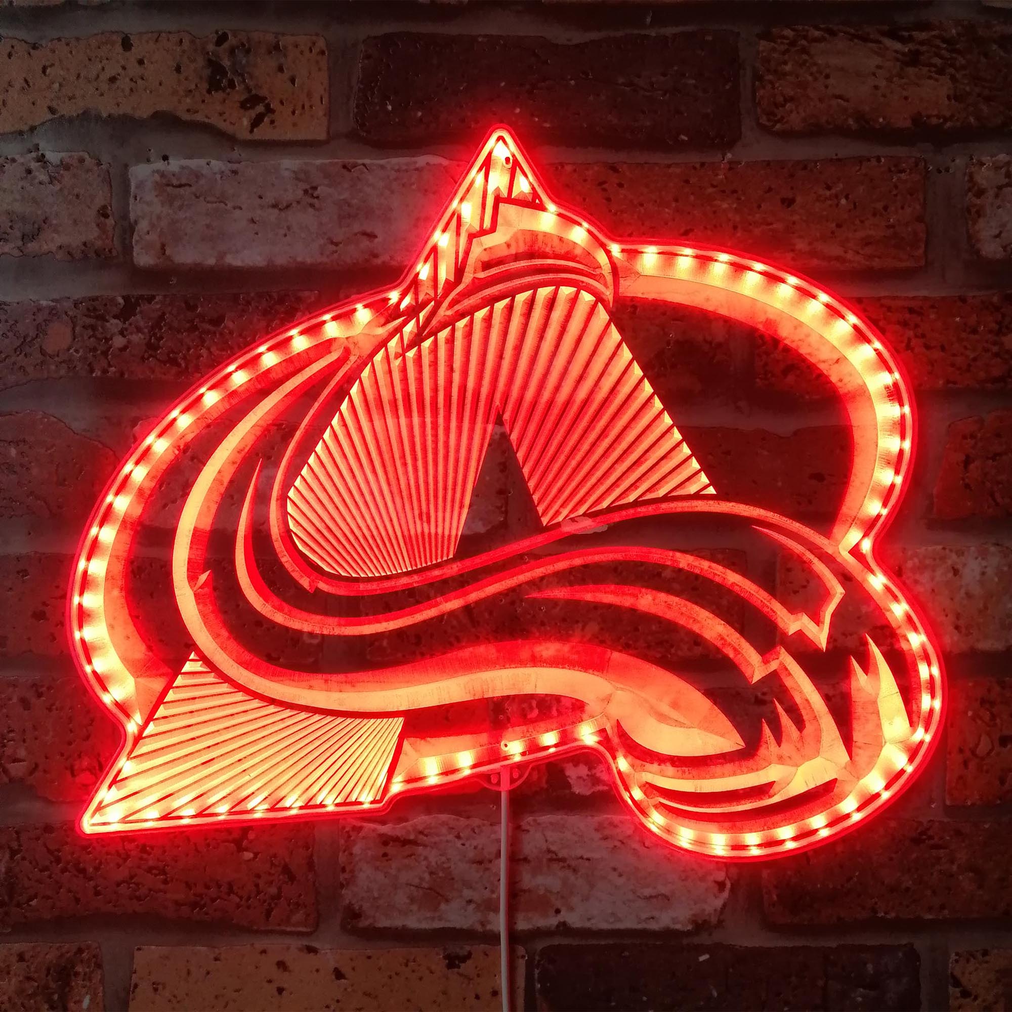 Colorado Avalanche Dynamic RGB Edge Lit LED Sign