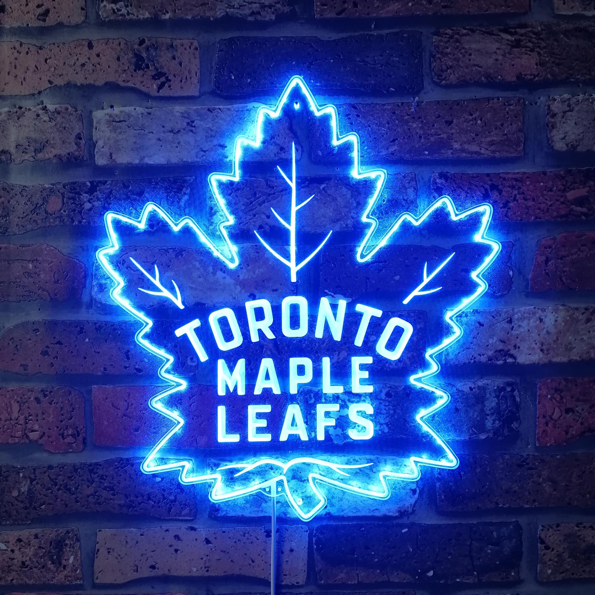 Toronto Maple Leafs Neon RGB Edge Lit LED Sign