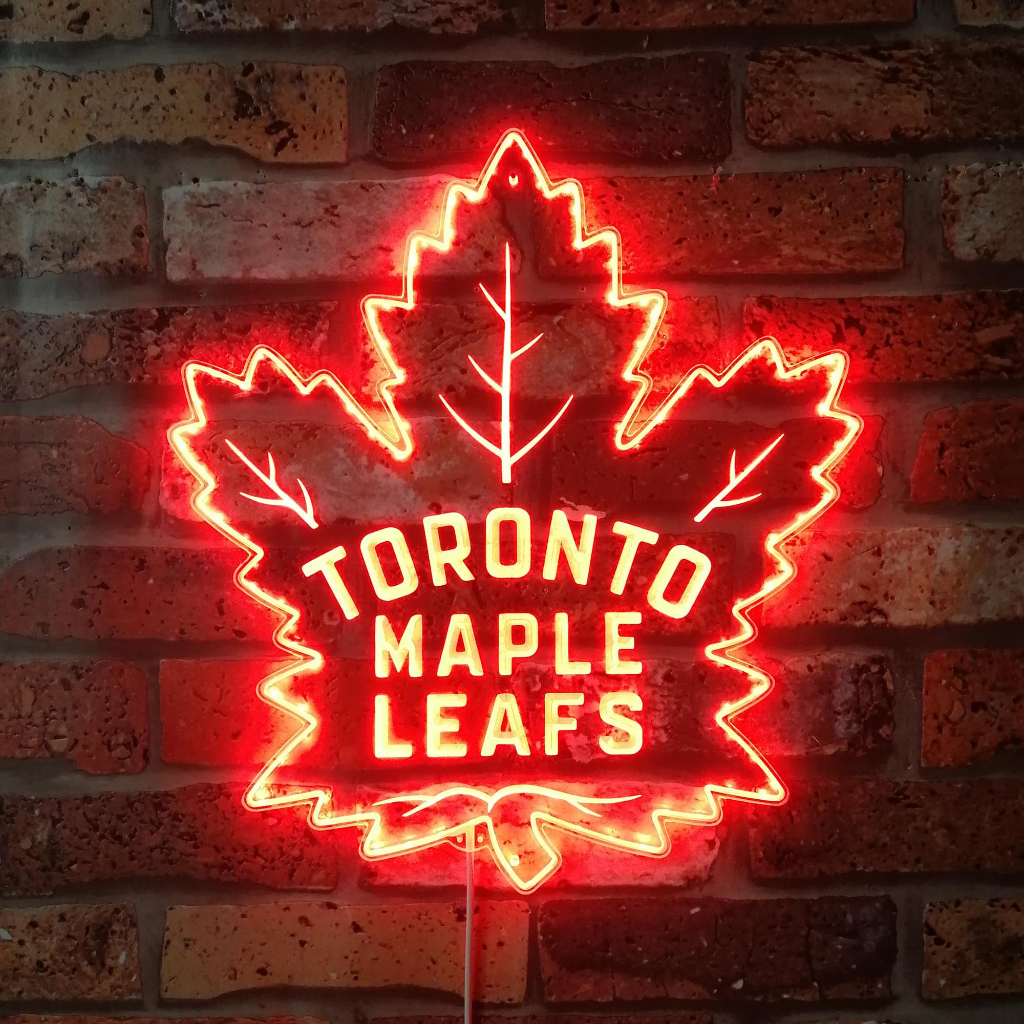 Toronto Maple Leafs Neon RGB Edge Lit LED Sign