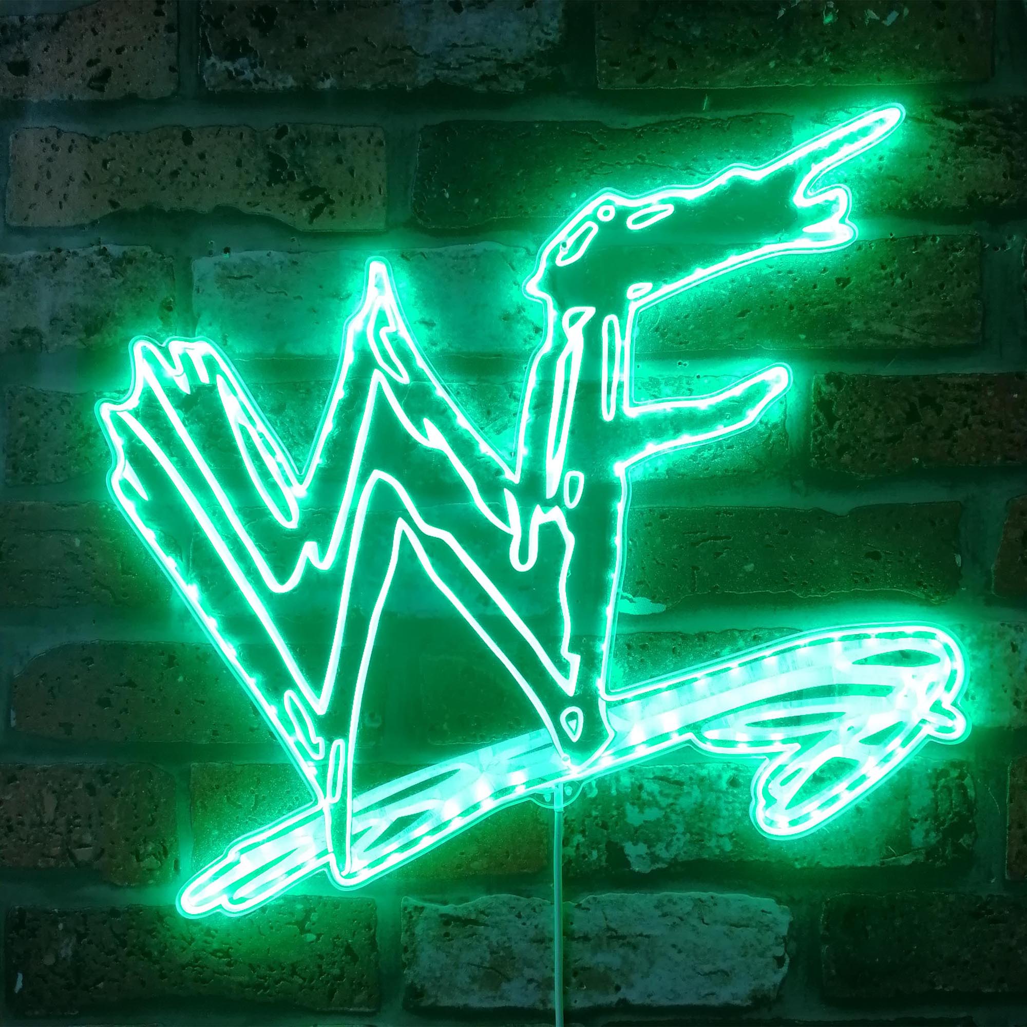 WWE Dynamic RGB Edge Lit LED Sign