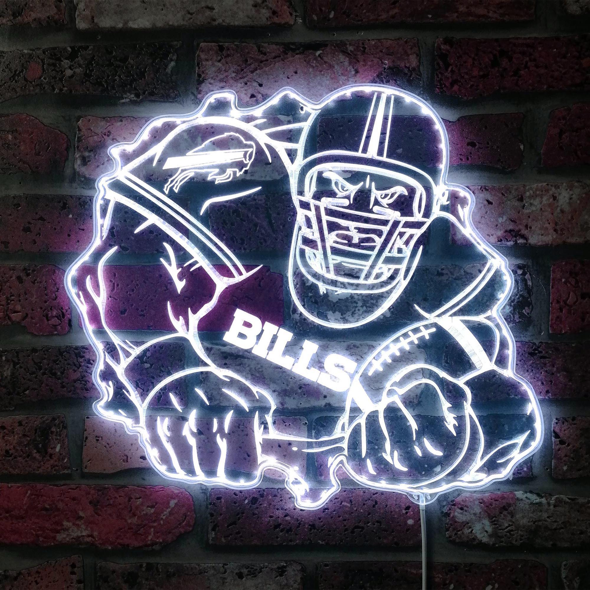 Buffalo Bills Player Dynamic RGB Edge Lit LED Sign