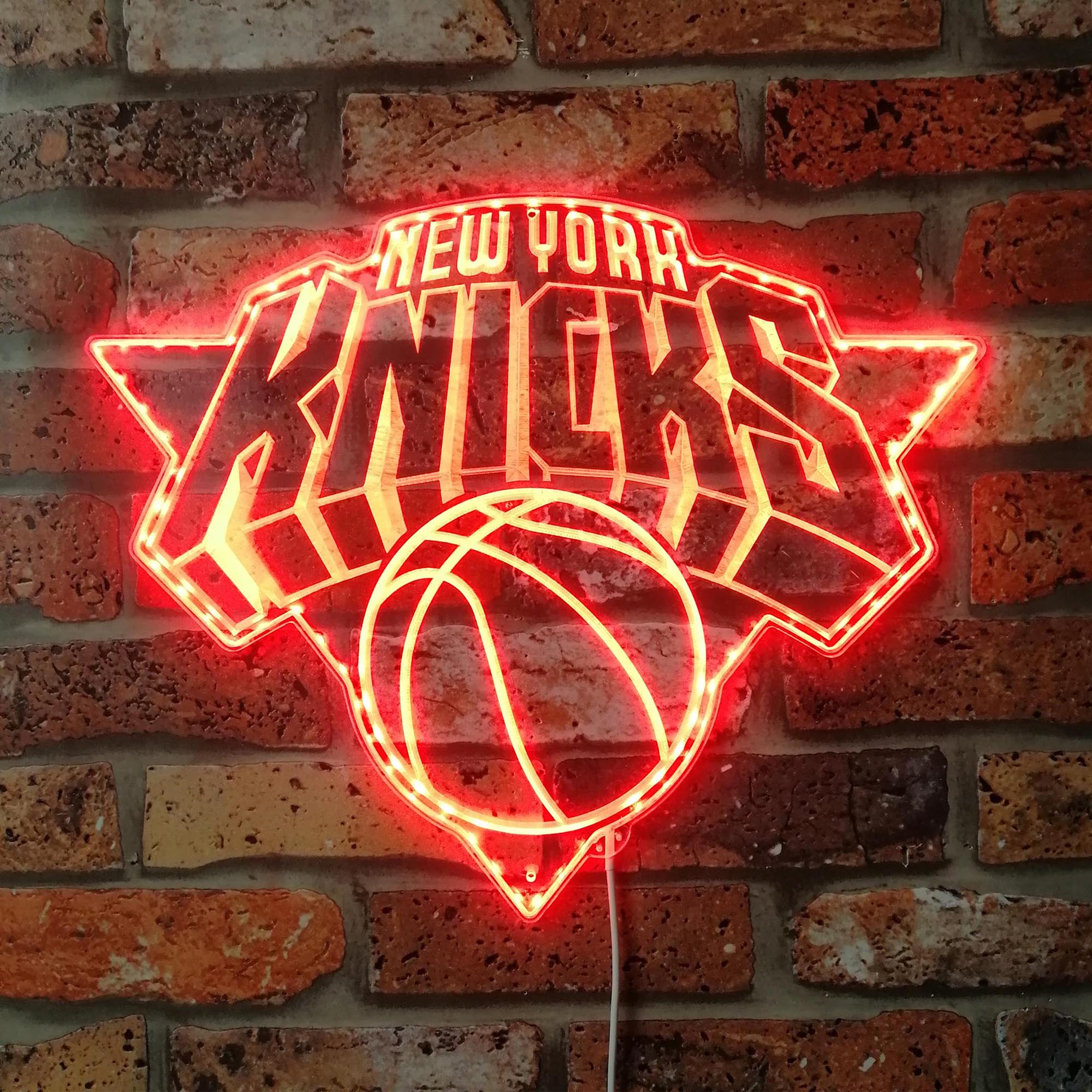 New York Knicks Dynamic RGB Edge Lit LED Sign