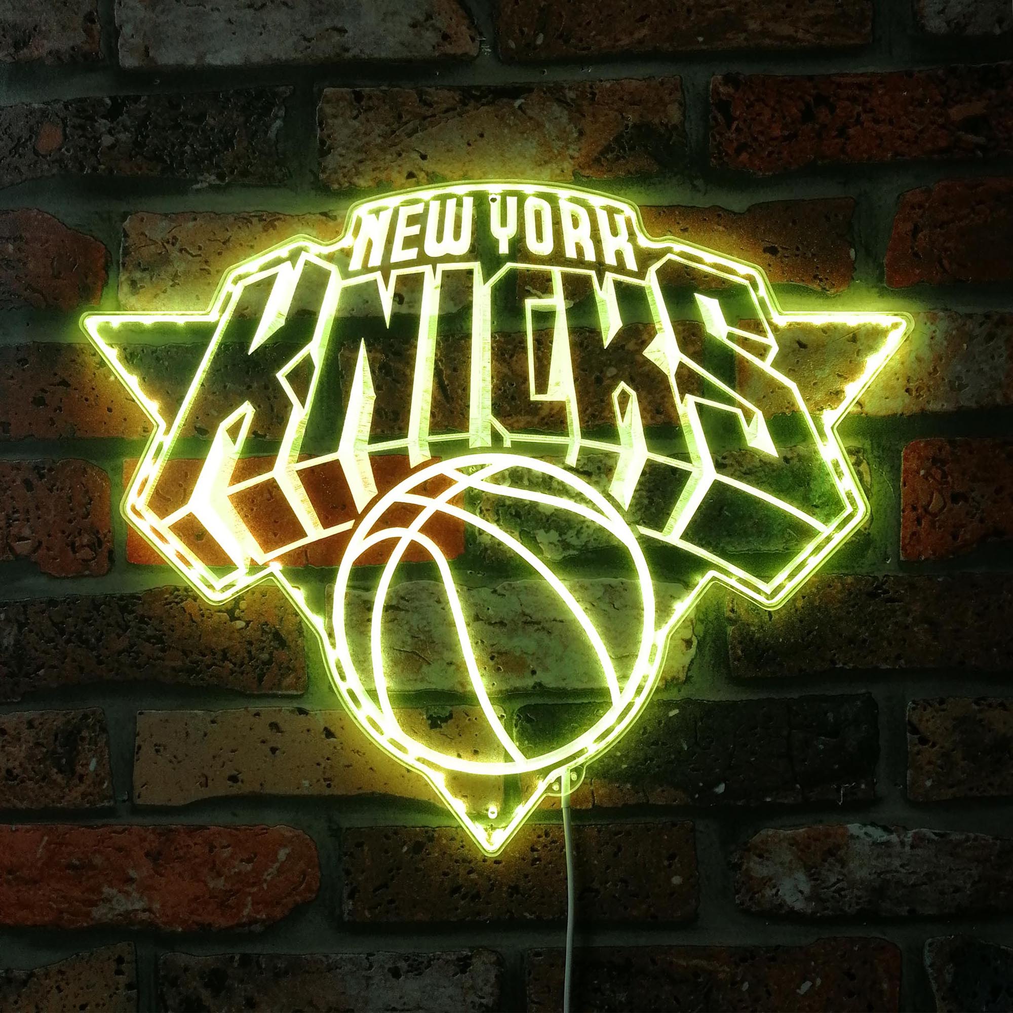 New York Knicks Dynamic RGB Edge Lit LED Sign