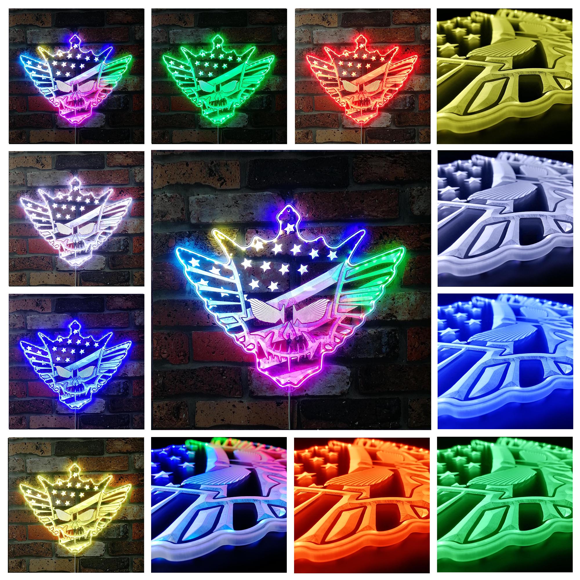 Cody Rhodes Dynamic RGB Edge Lit LED Sign