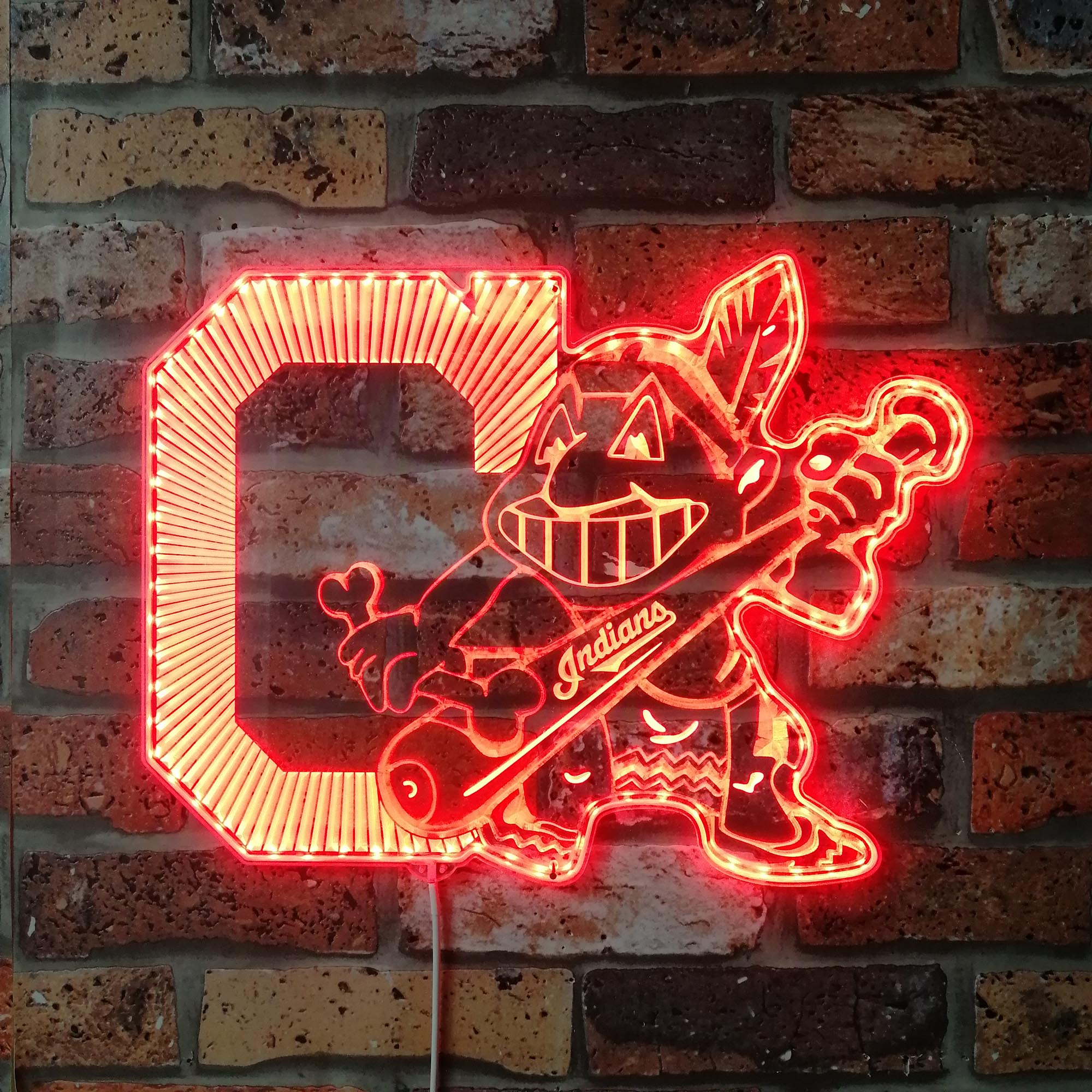 Cleveland Dynamic RGB Edge Lit LED Sign