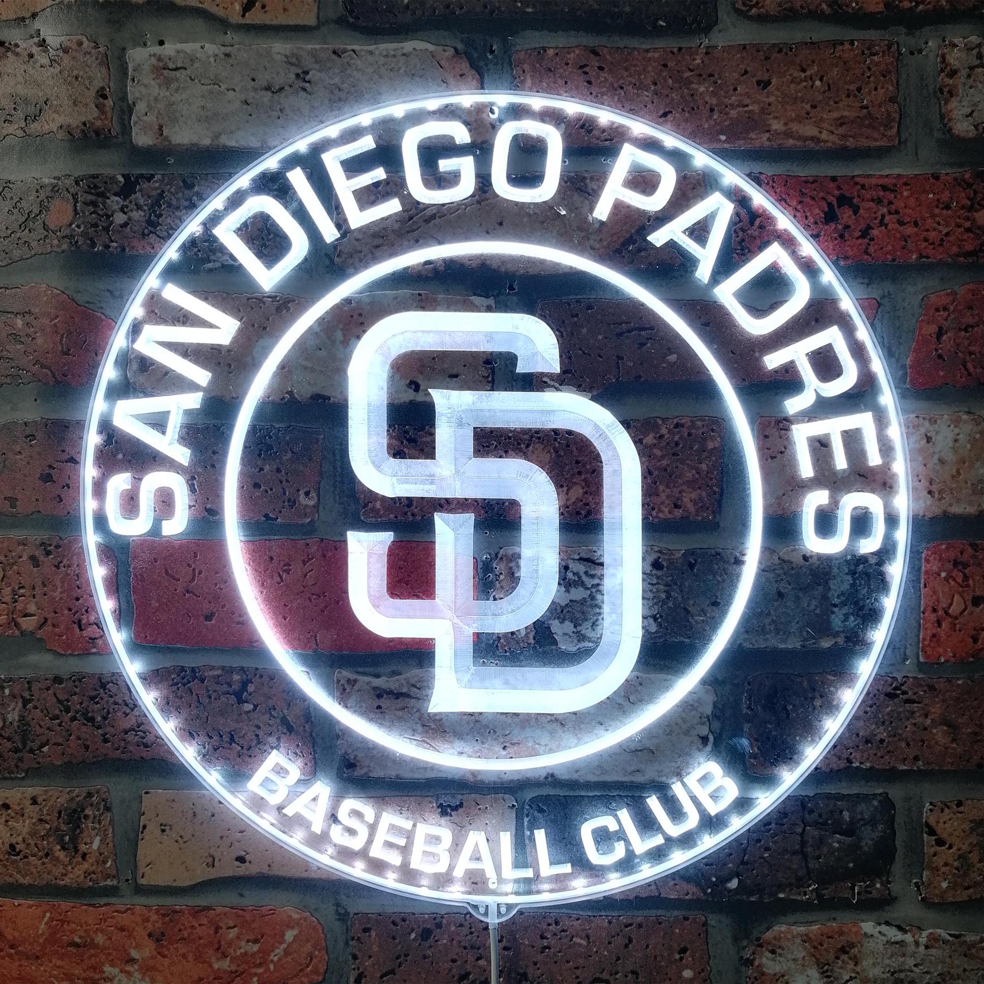 San Diego Padres Neon RGB Edge Lit LED Sign