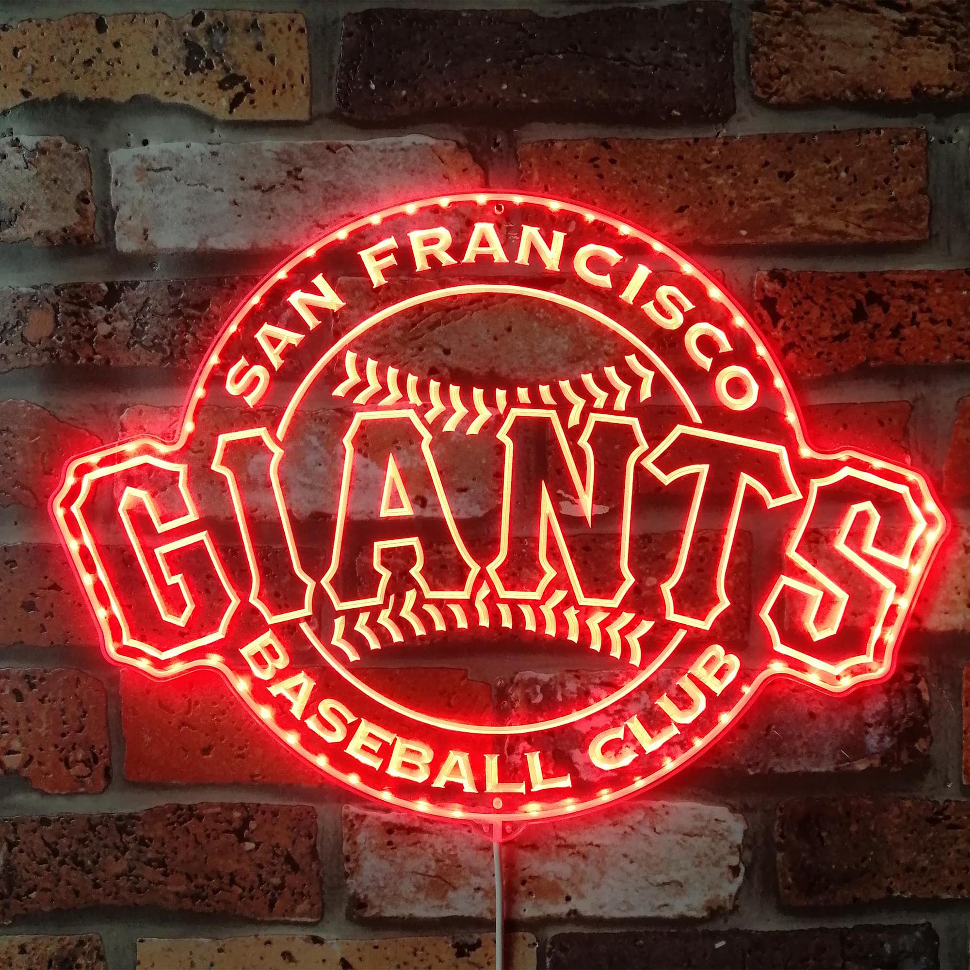 San Francisco Giants Dynamic RGB Edge Lit LED Sign