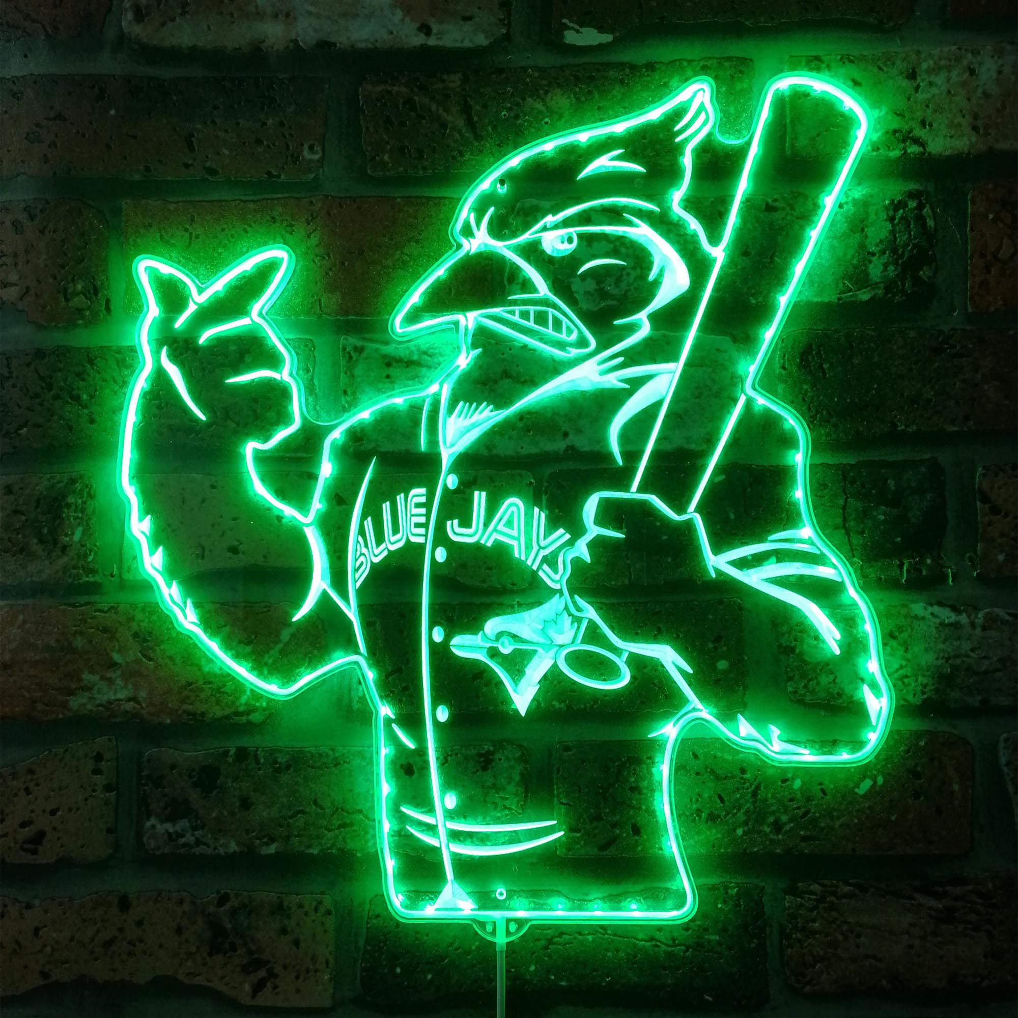 Toronto Blue Jays Baseball Dynamic RGB Edge Lit LED Sign