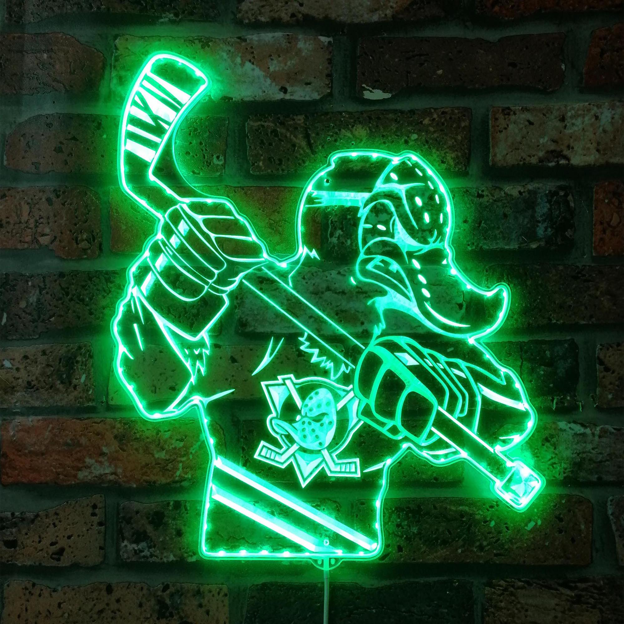 Mighty Ducks NFL Dynamic RGB Edge Lit LED Sign