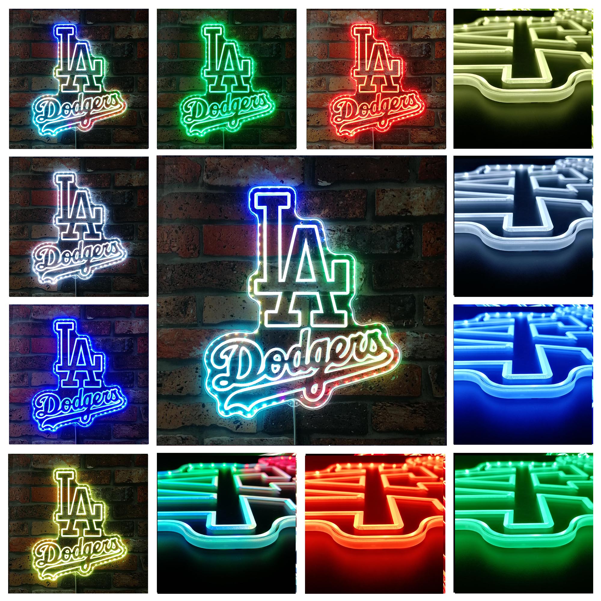 LA Dogers Dynamic RGB Edge Lit LED Sign