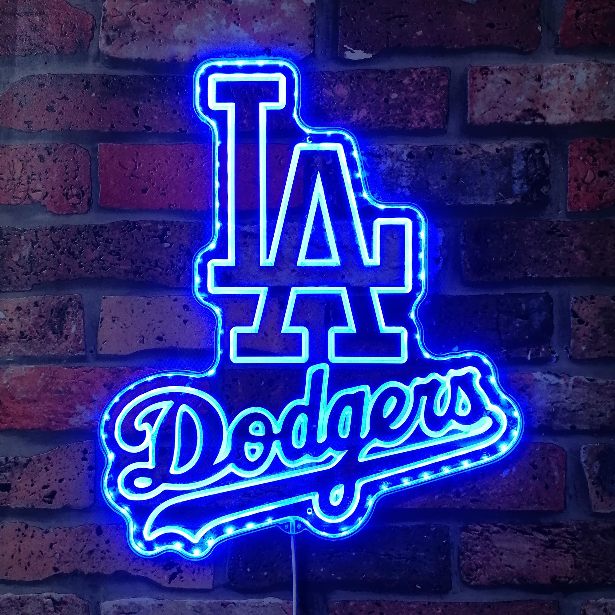 LA Dogers Dynamic RGB Edge Lit LED Sign