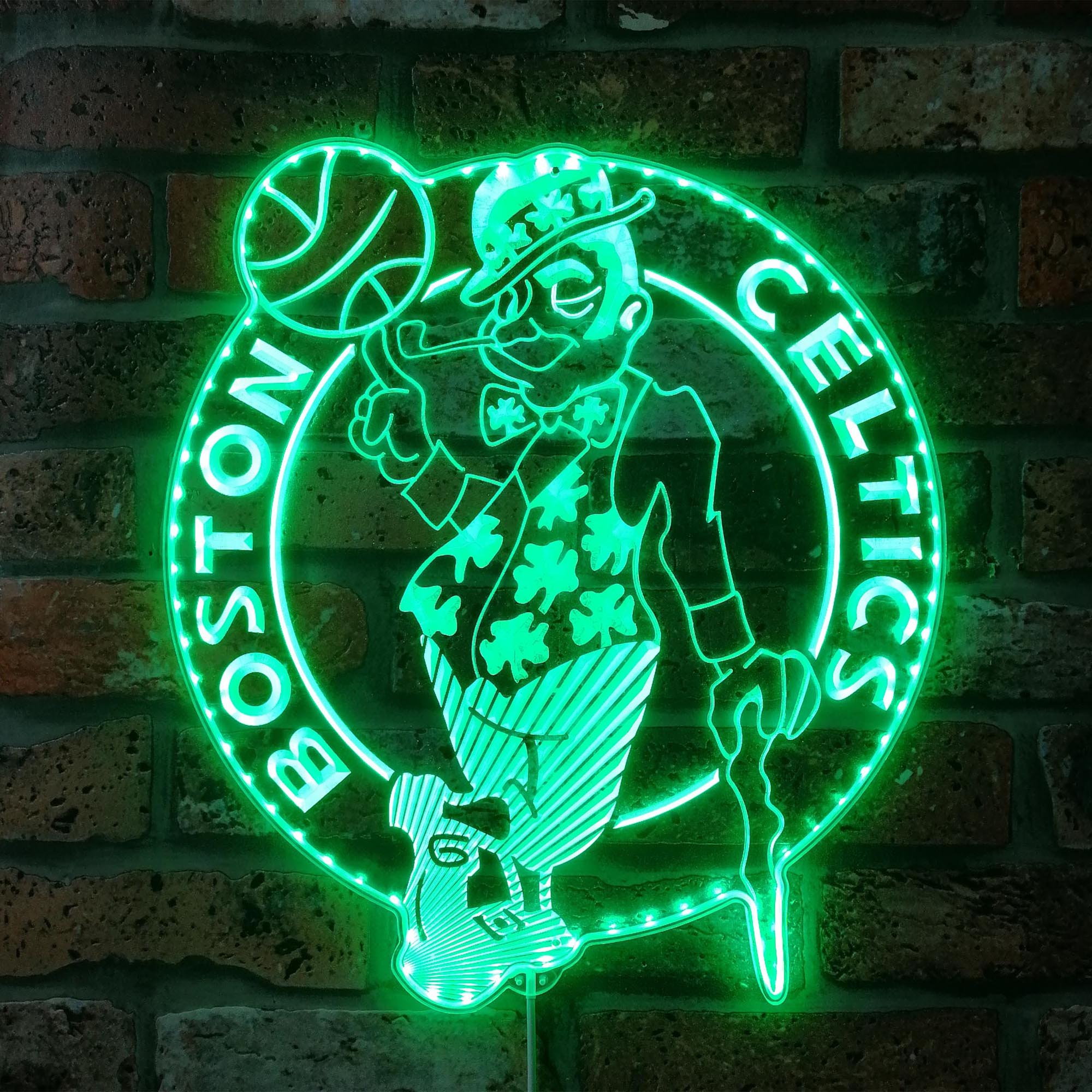 Boston Celtics Dynamic RGB Edge Lit LED Sign