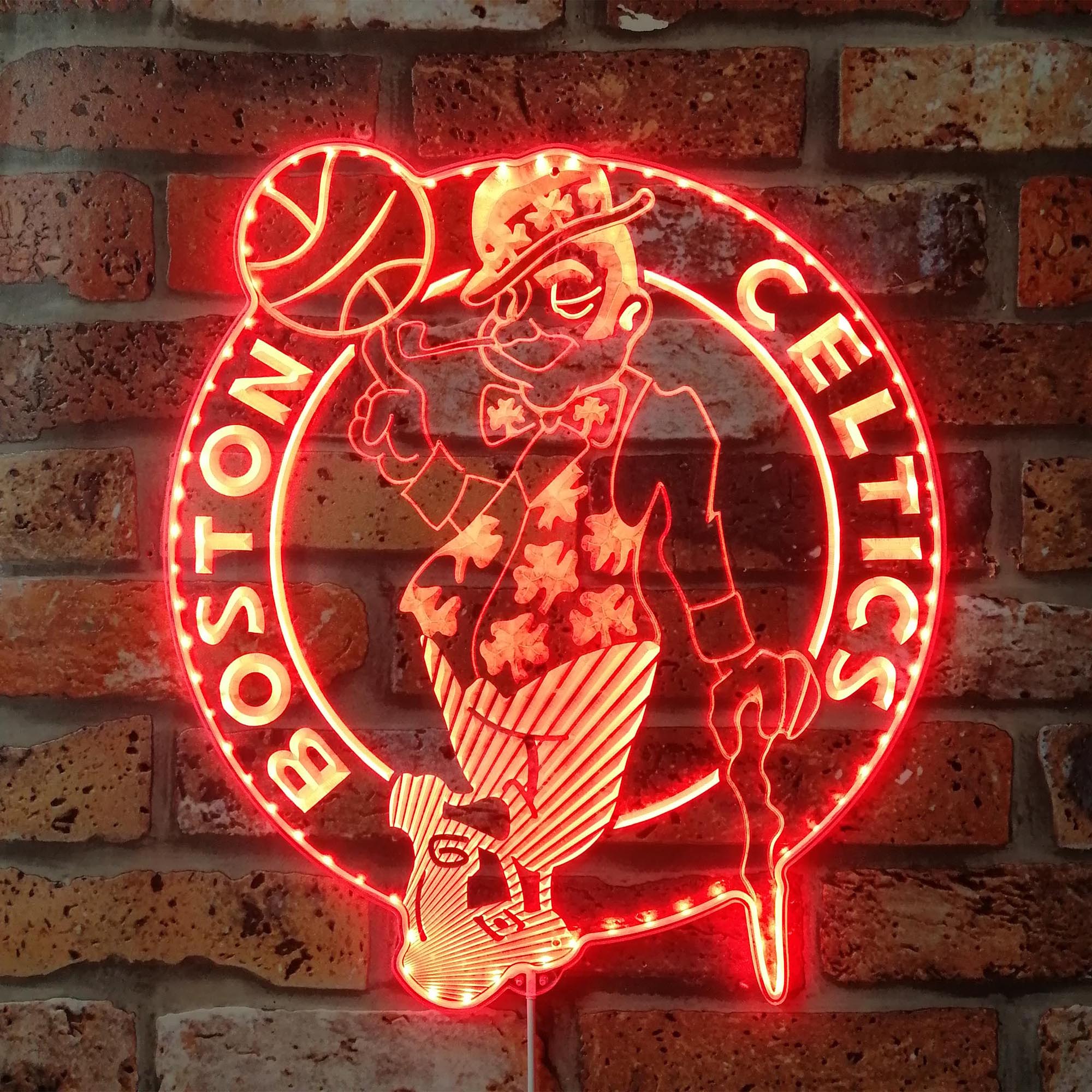 Boston Celtics Dynamic RGB Edge Lit LED Sign