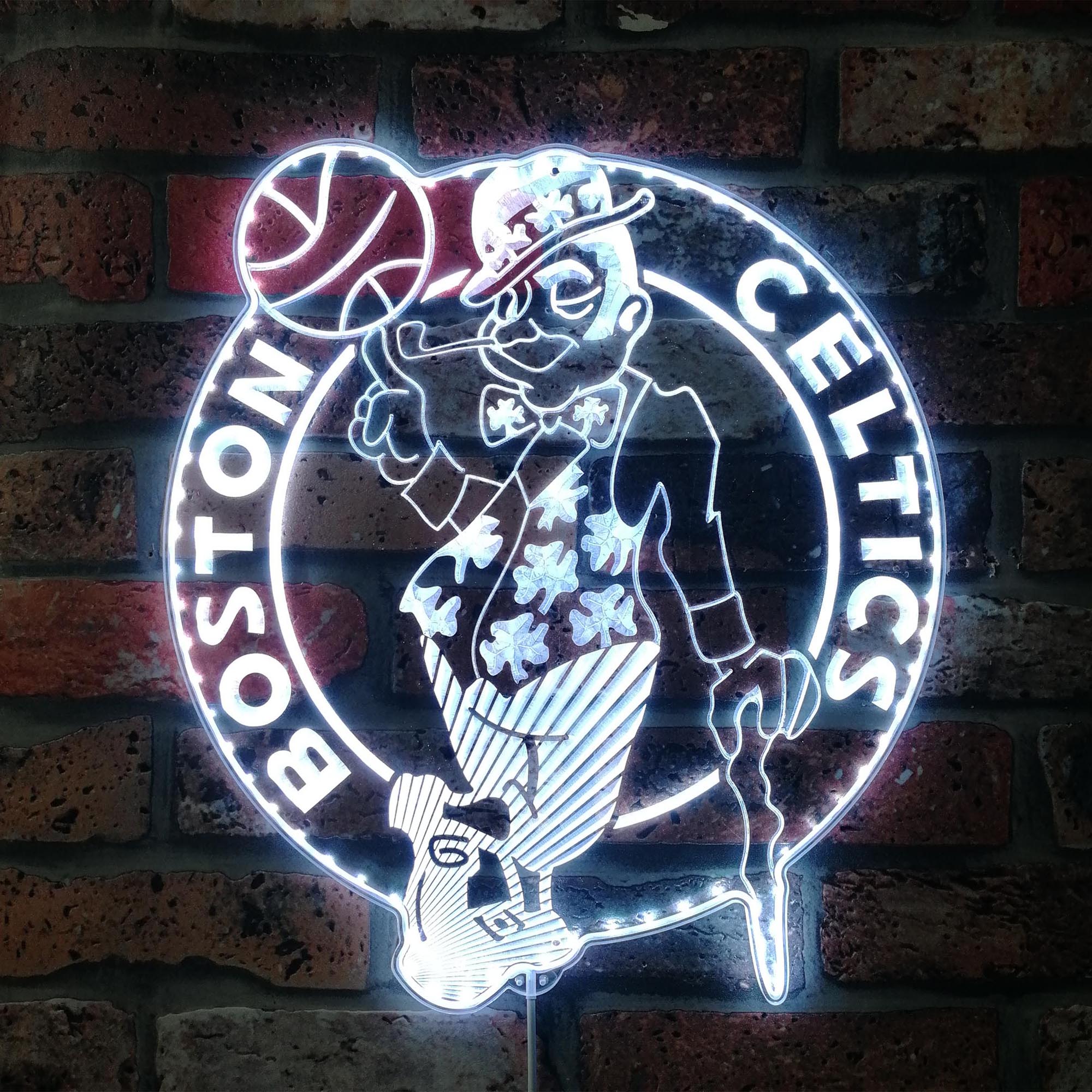 Boston Celtics Dynamic RGB Edge Lit LED Sign