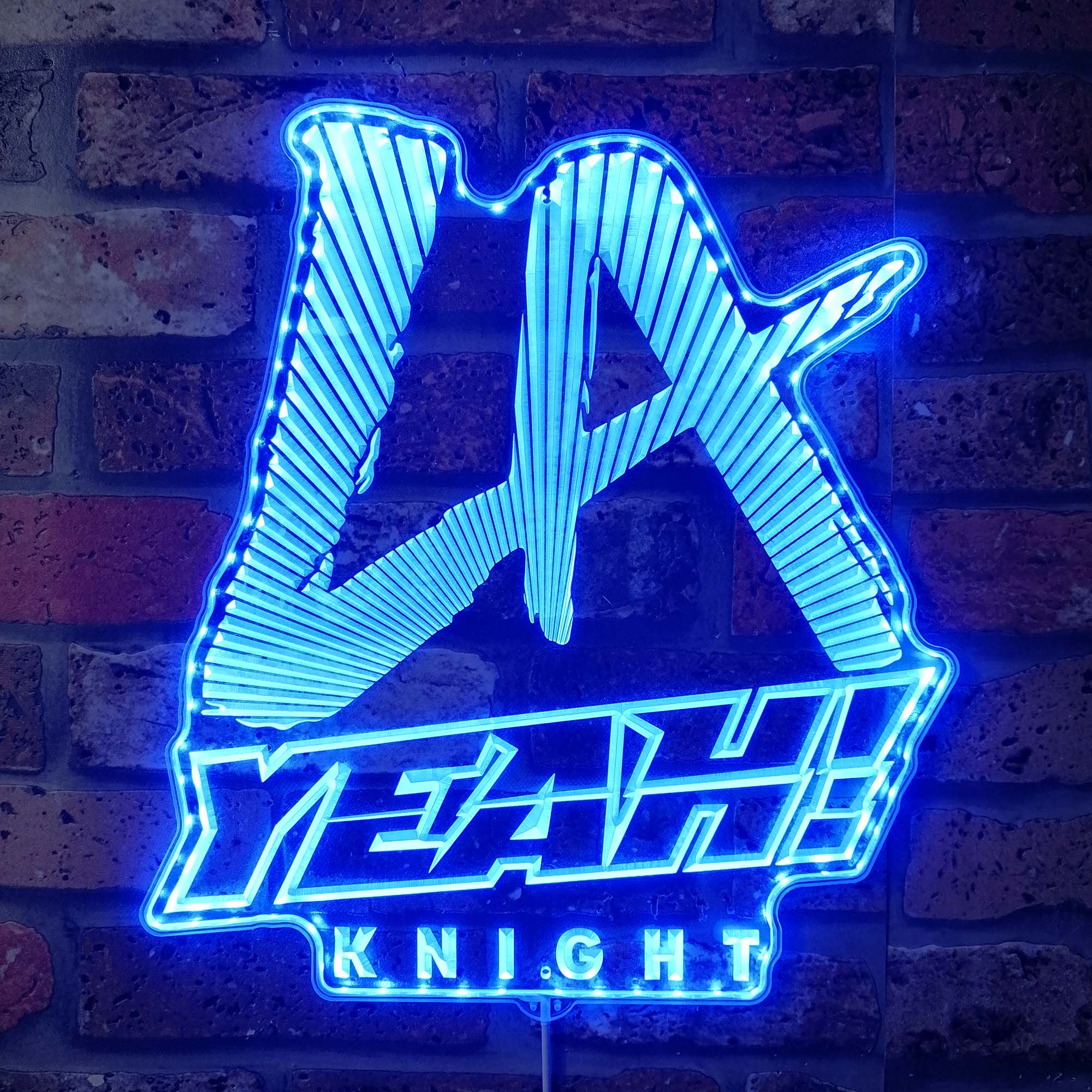 WWE LA Knight Dynamic RGB Edge Lit LED Sign