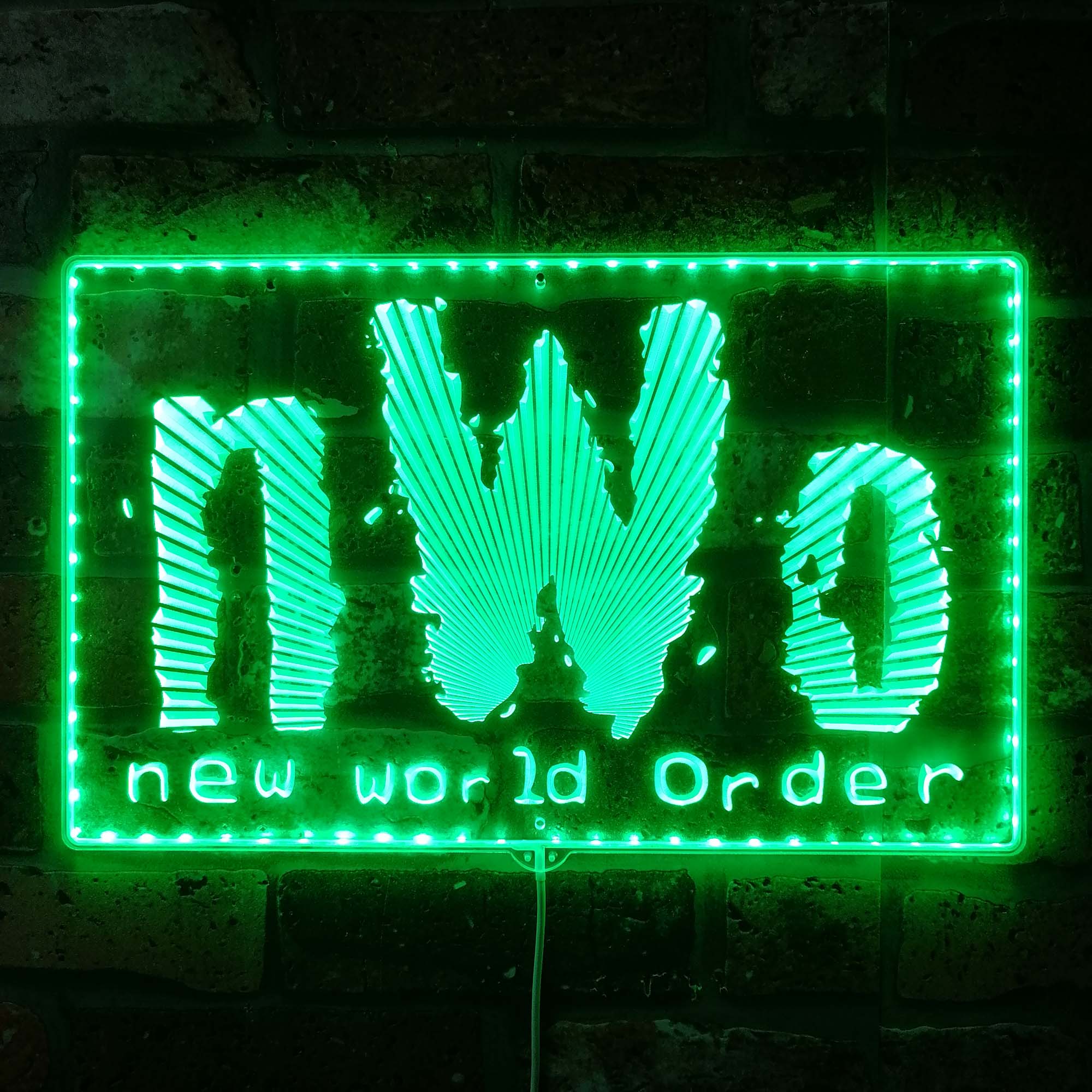 WWE nWo Dynamic RGB Edge Lit LED Sign