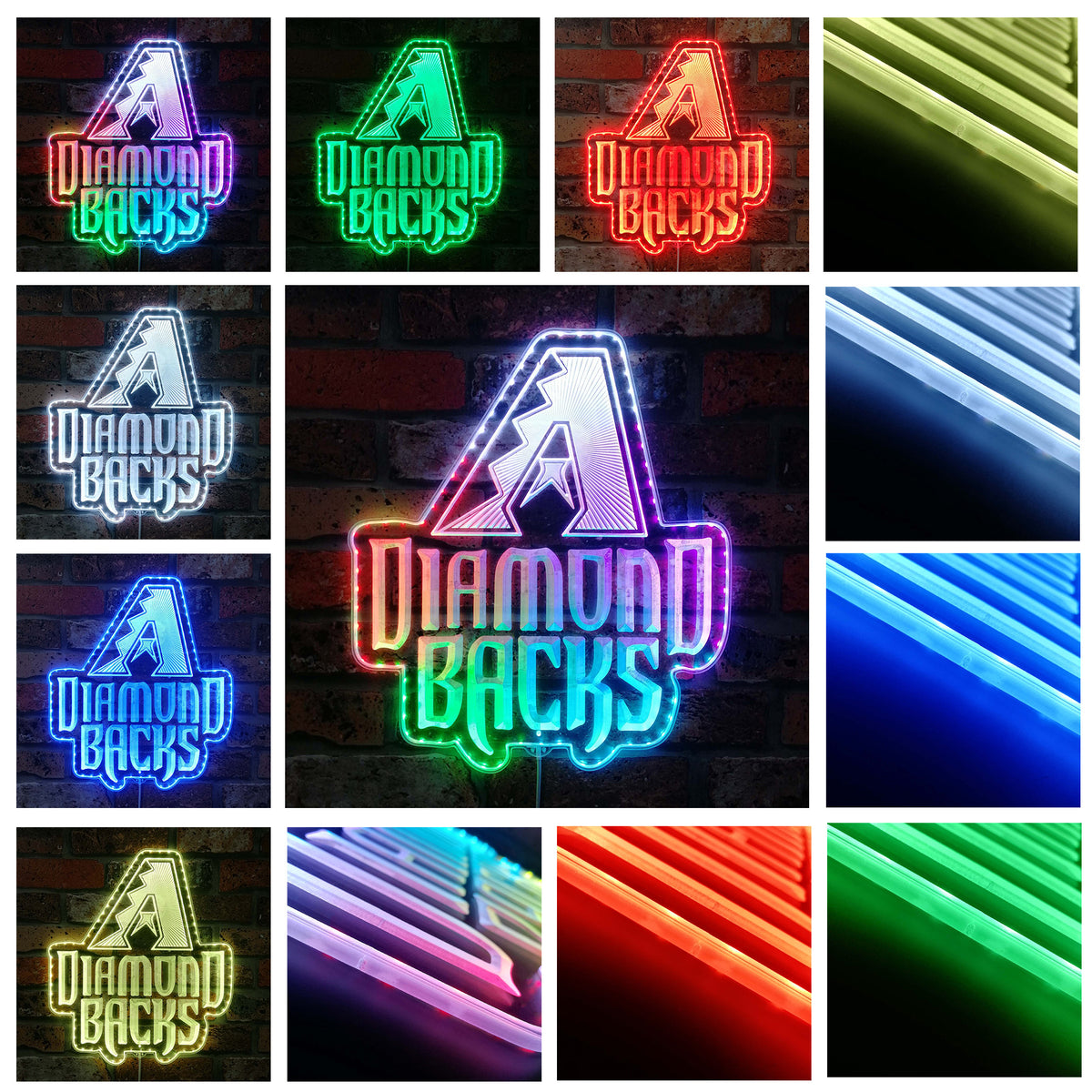 Diamond Blacks Dynamic RGB Edge Lit LED Sign | PROLEDSIGN