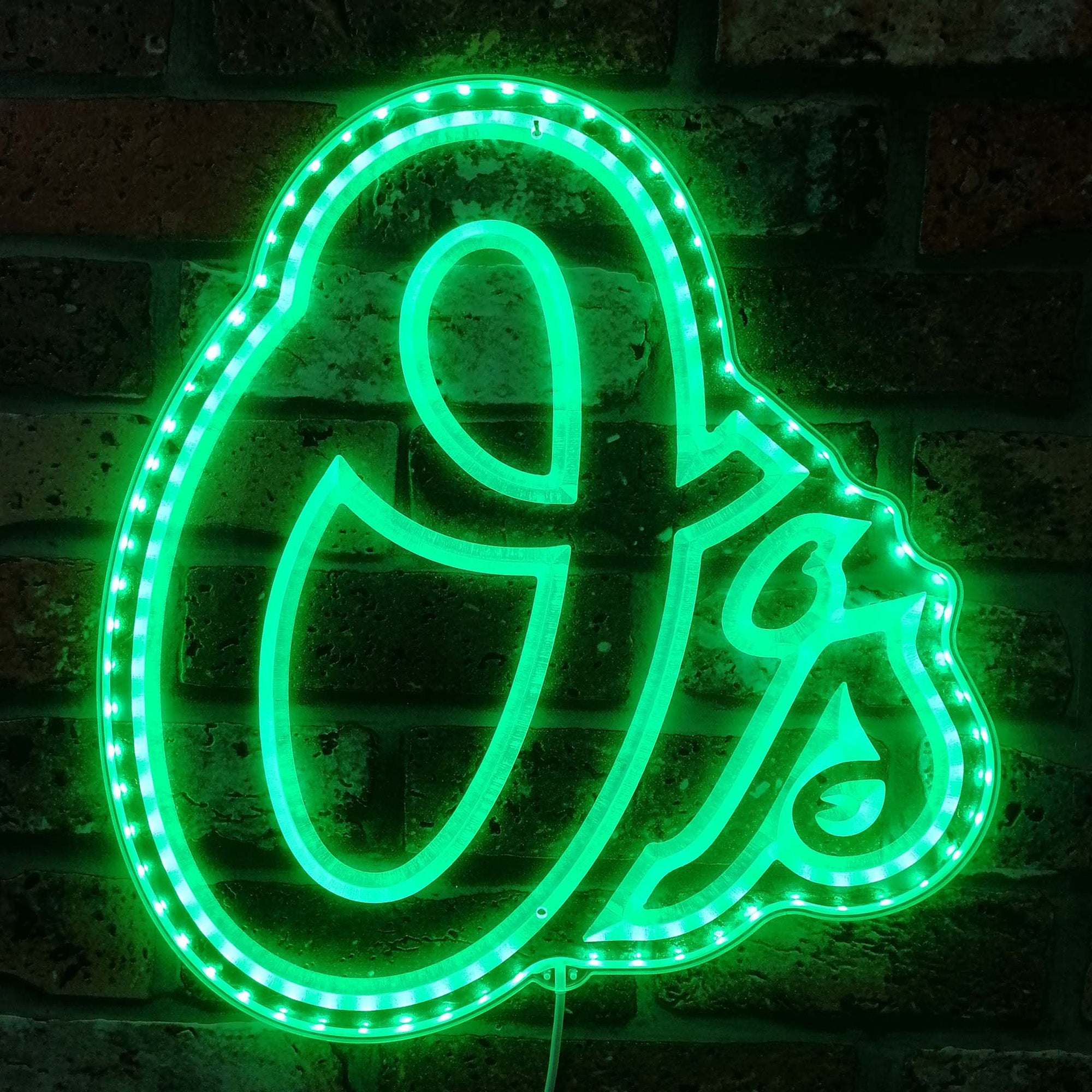 Baltimore Orioles Signature O Letter Dynamic RGB Edge Lit LED Sign