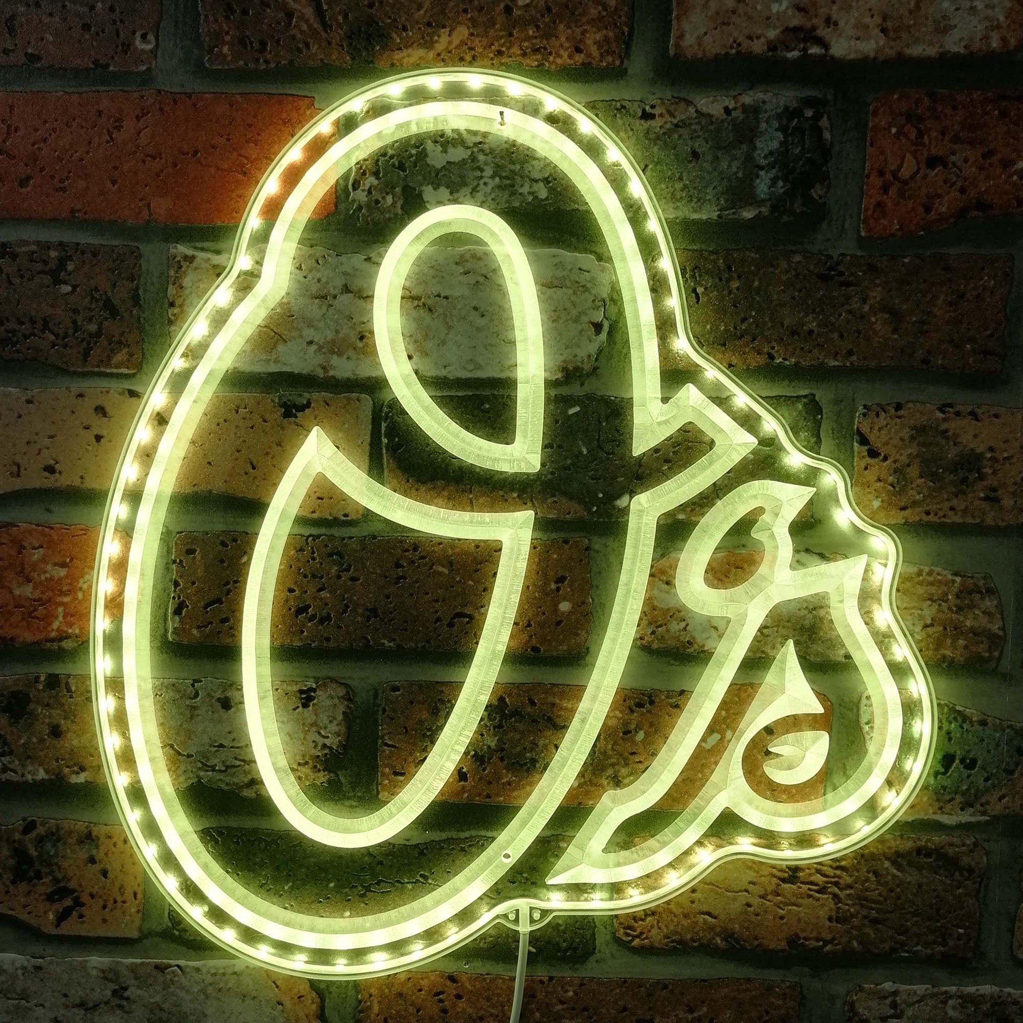 Baltimore Orioles Signature O Letter Dynamic RGB Edge Lit LED Sign