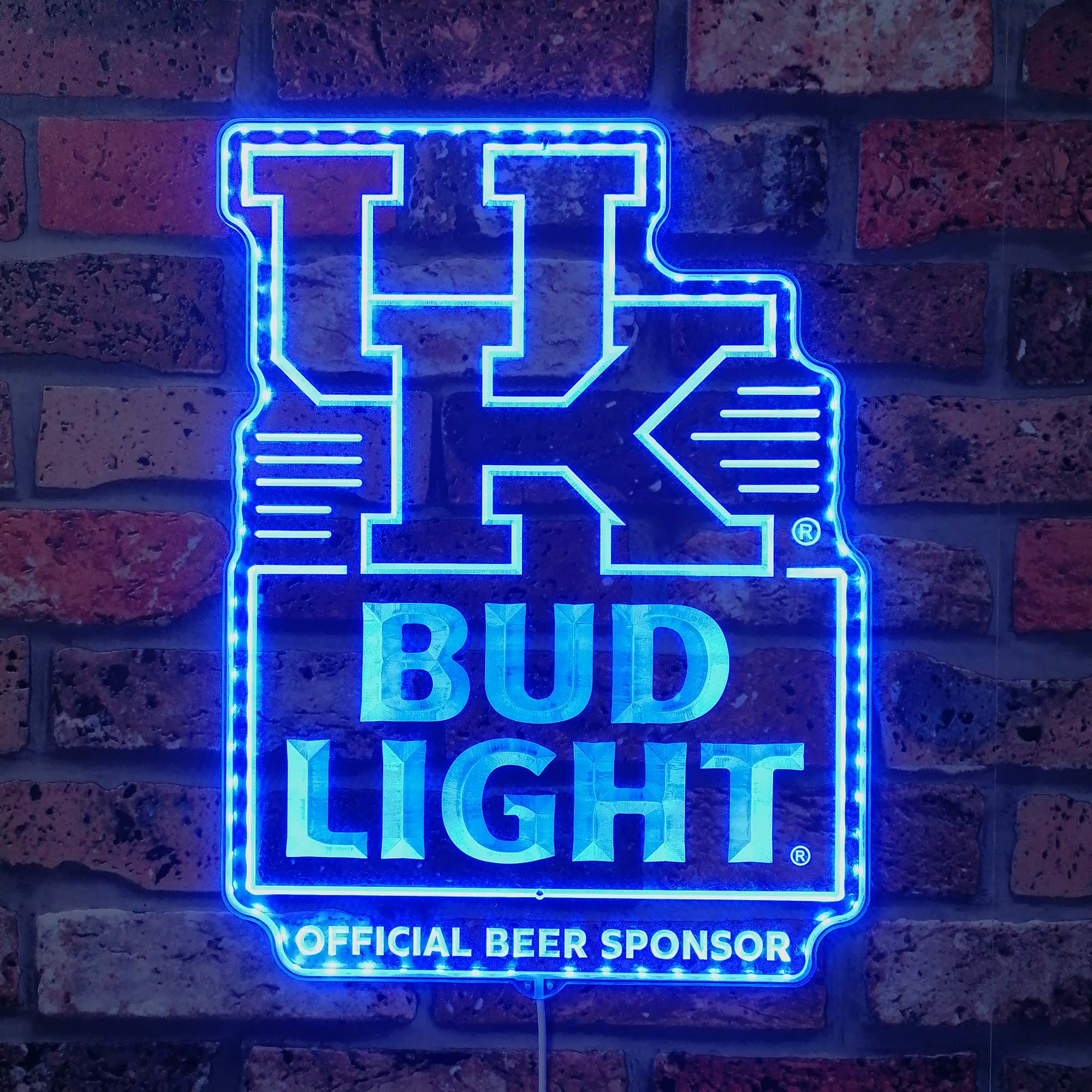 Bud Light & University of Kentucky  Dynamic RGB Edge Lit LED Sign