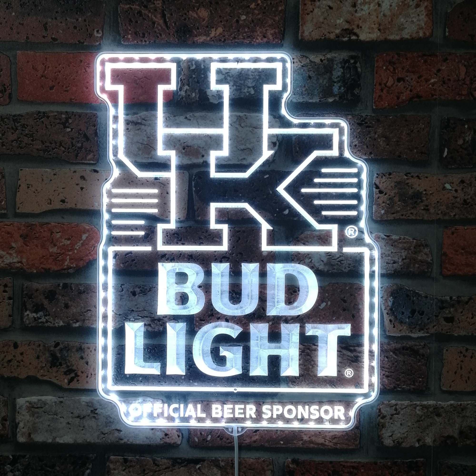 Bud Light & University of Kentucky  Dynamic RGB Edge Lit LED Sign