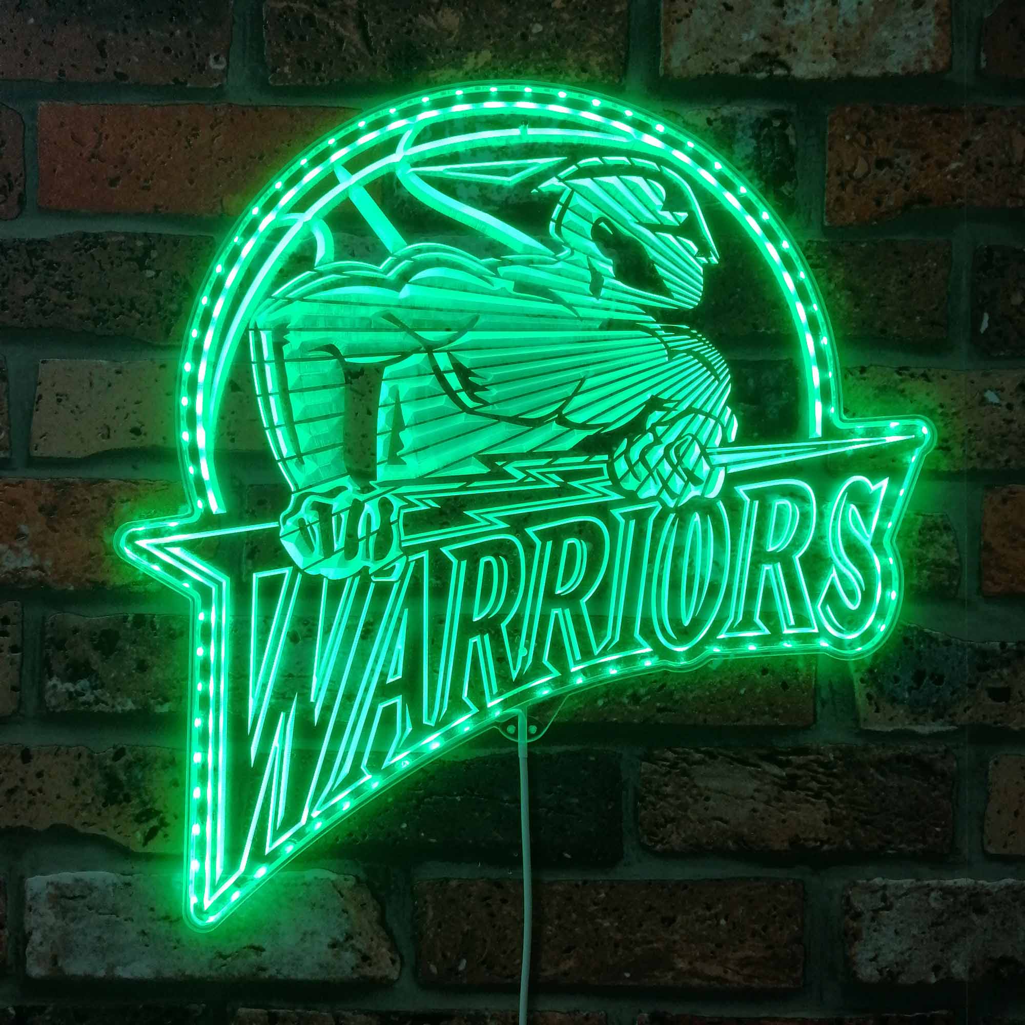 Golden State warriors Dynamic RGB Edge Lit LED Sign