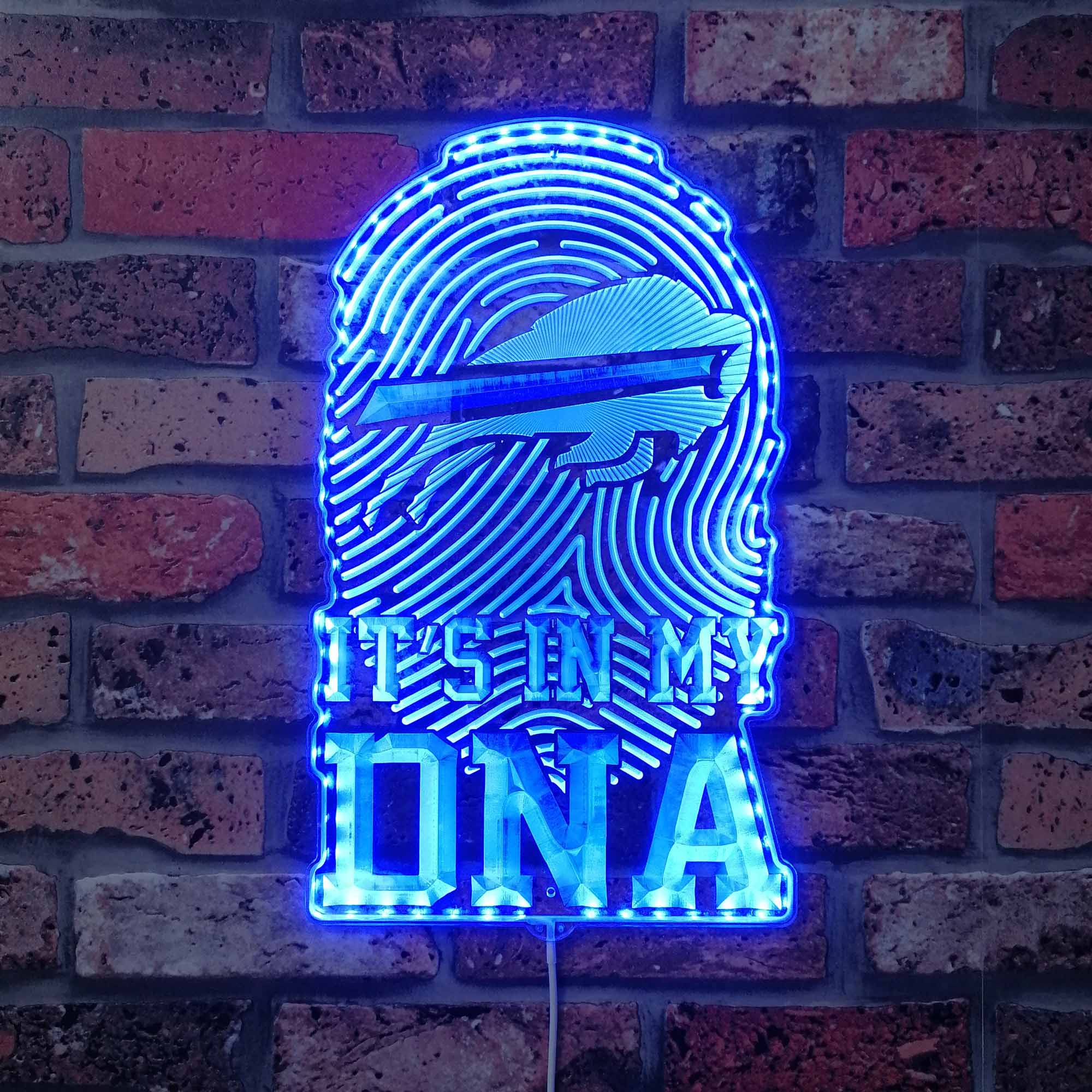 Buffalo Bills in my DNA Dynamic RGB Edge Lit LED Sign