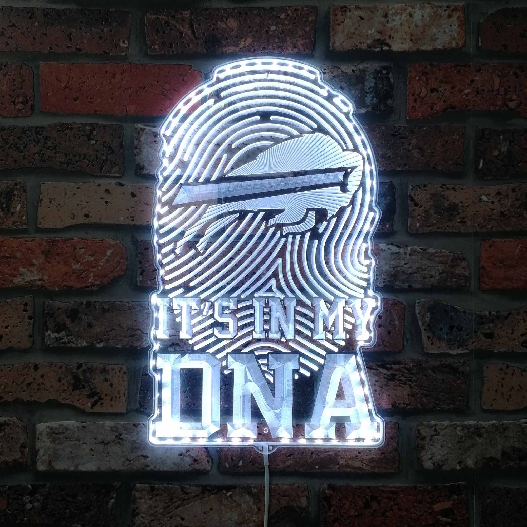 Buffalo Bills in my DNA Dynamic RGB Edge Lit LED Sign