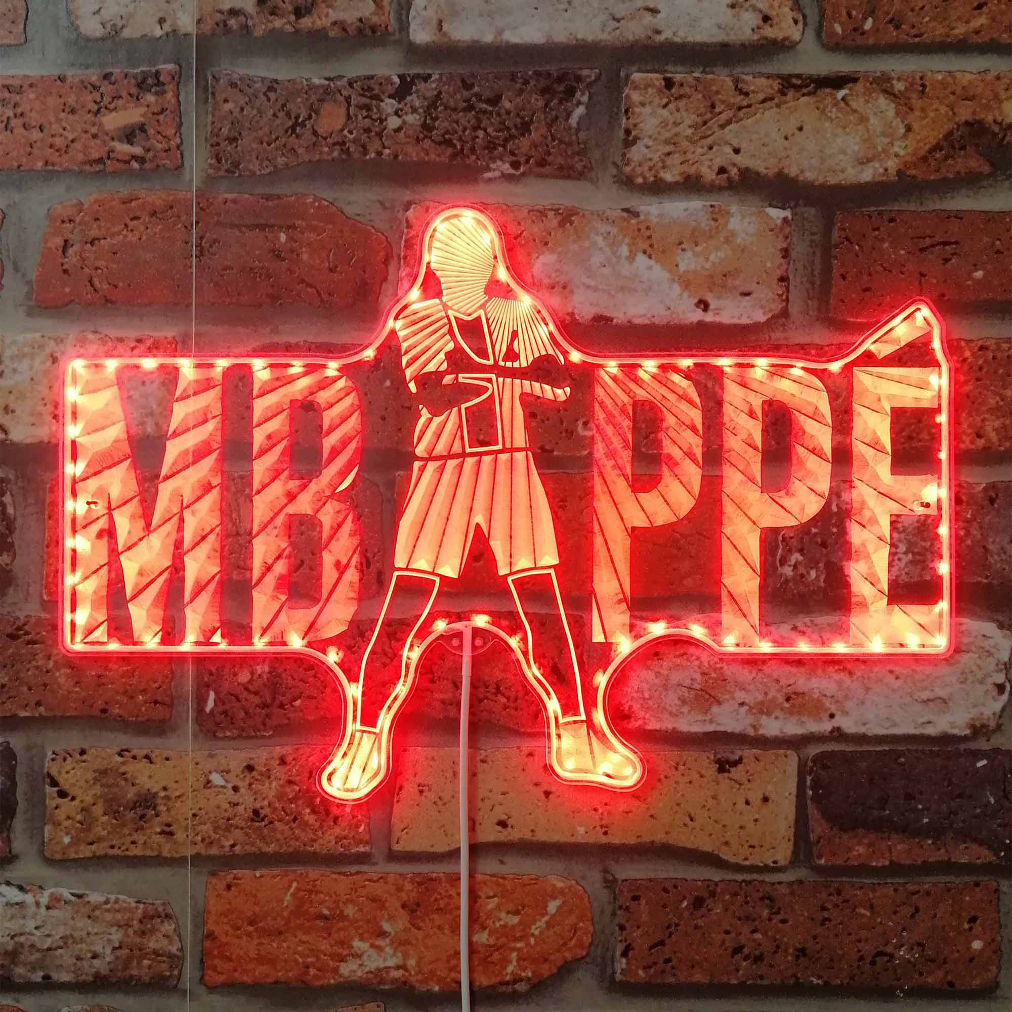 Personalized Mbappe Dynamic RGB Edge Lit LED Sign