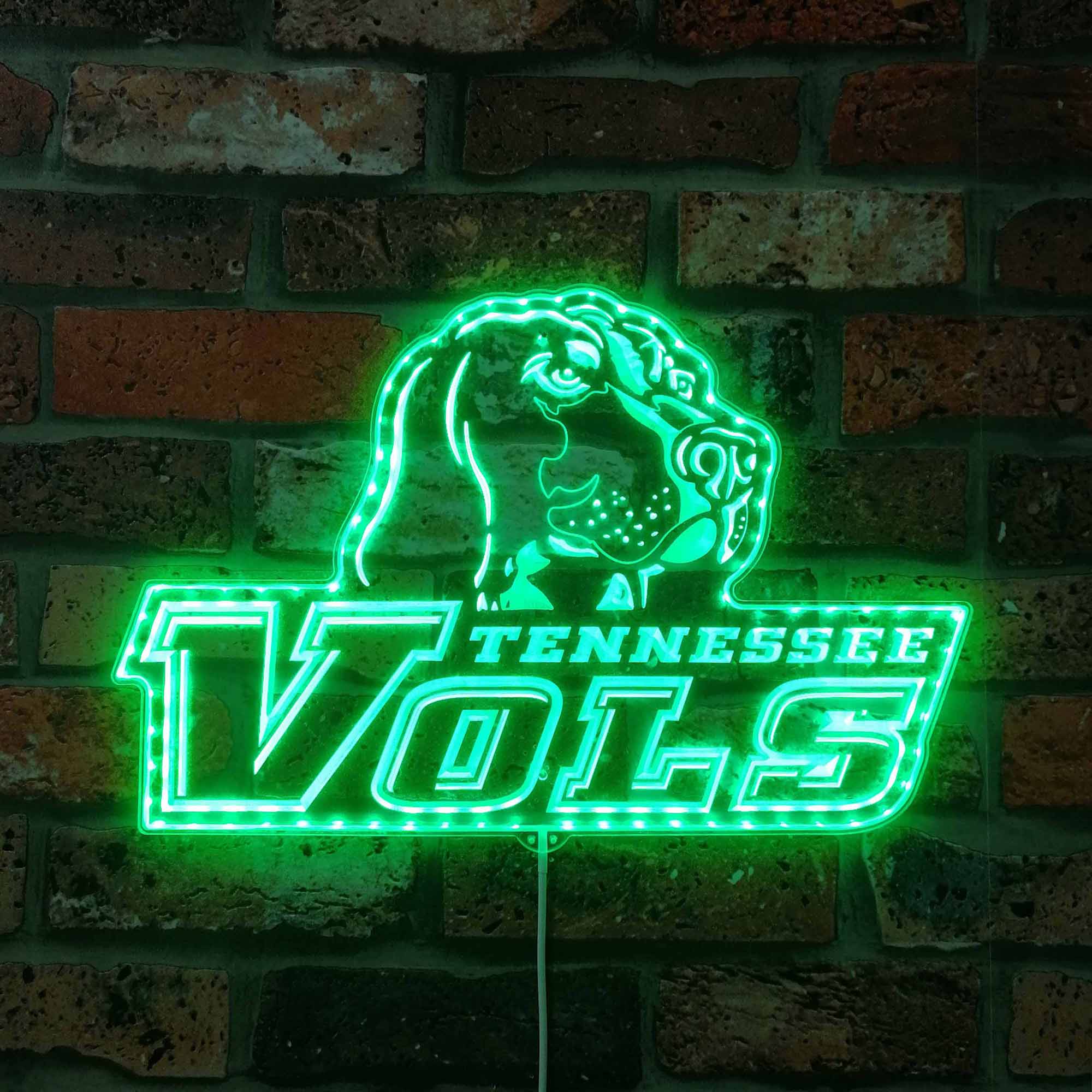 Tennessee Vols Dynamic RGB Edge Lit LED Sign