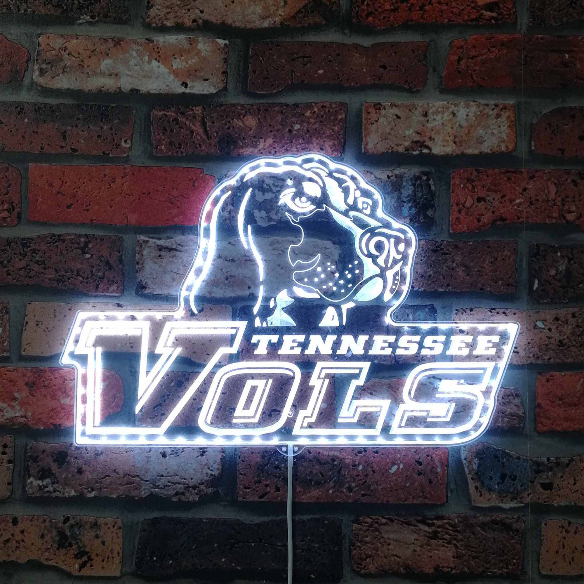 Tennessee Vols Dynamic RGB Edge Lit LED Sign