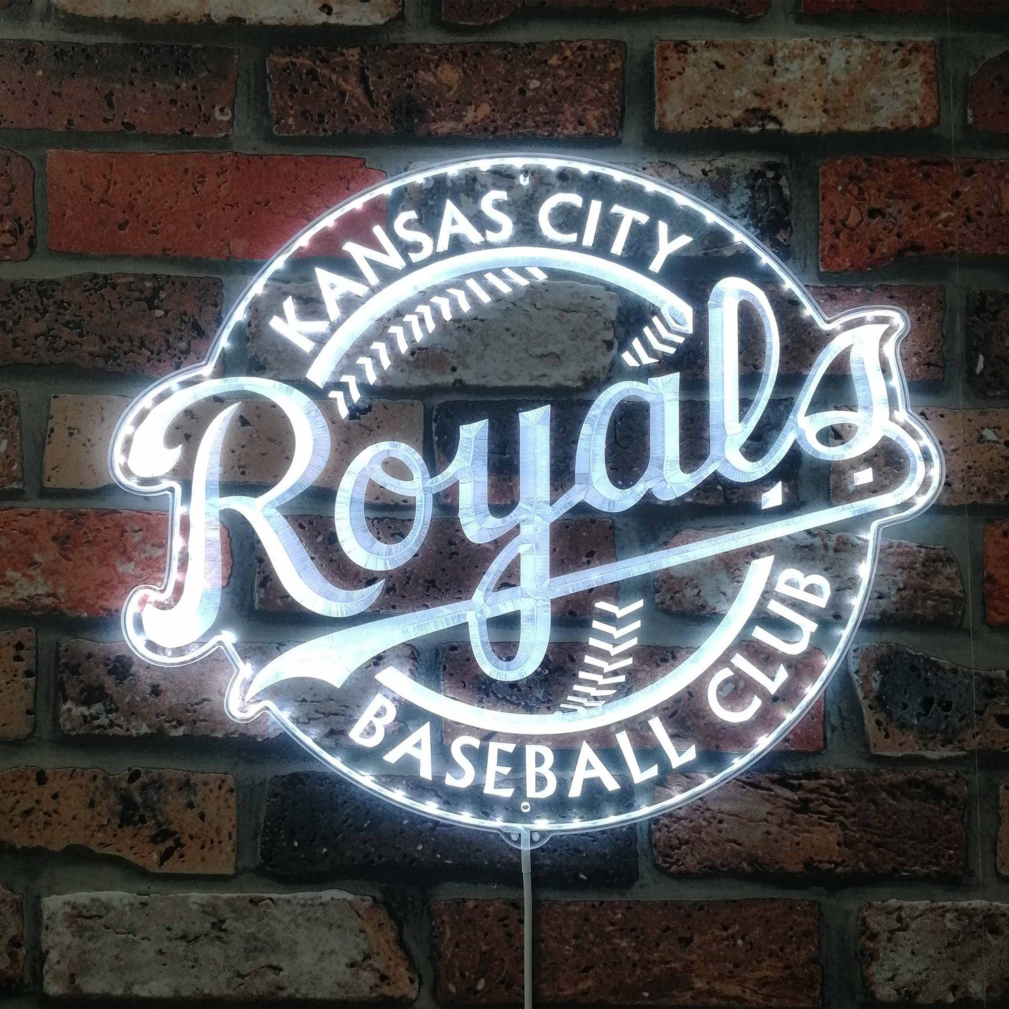 Kansas City Royals Dynamic RGB Edge Lit LED Sign