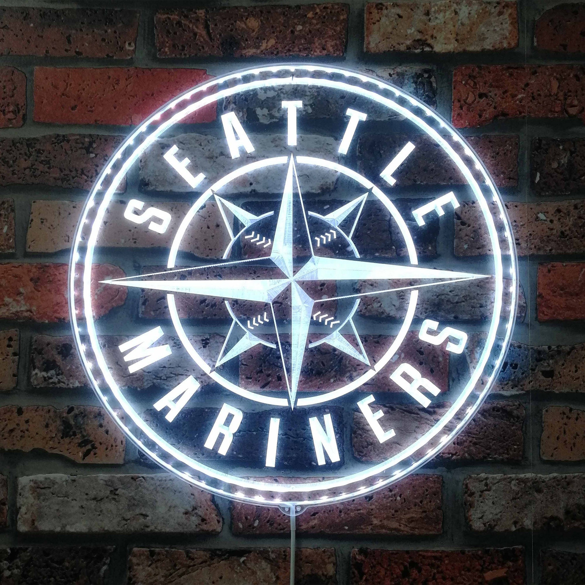 Seattle Mariners Dynamic RGB Edge Lit LED Sign