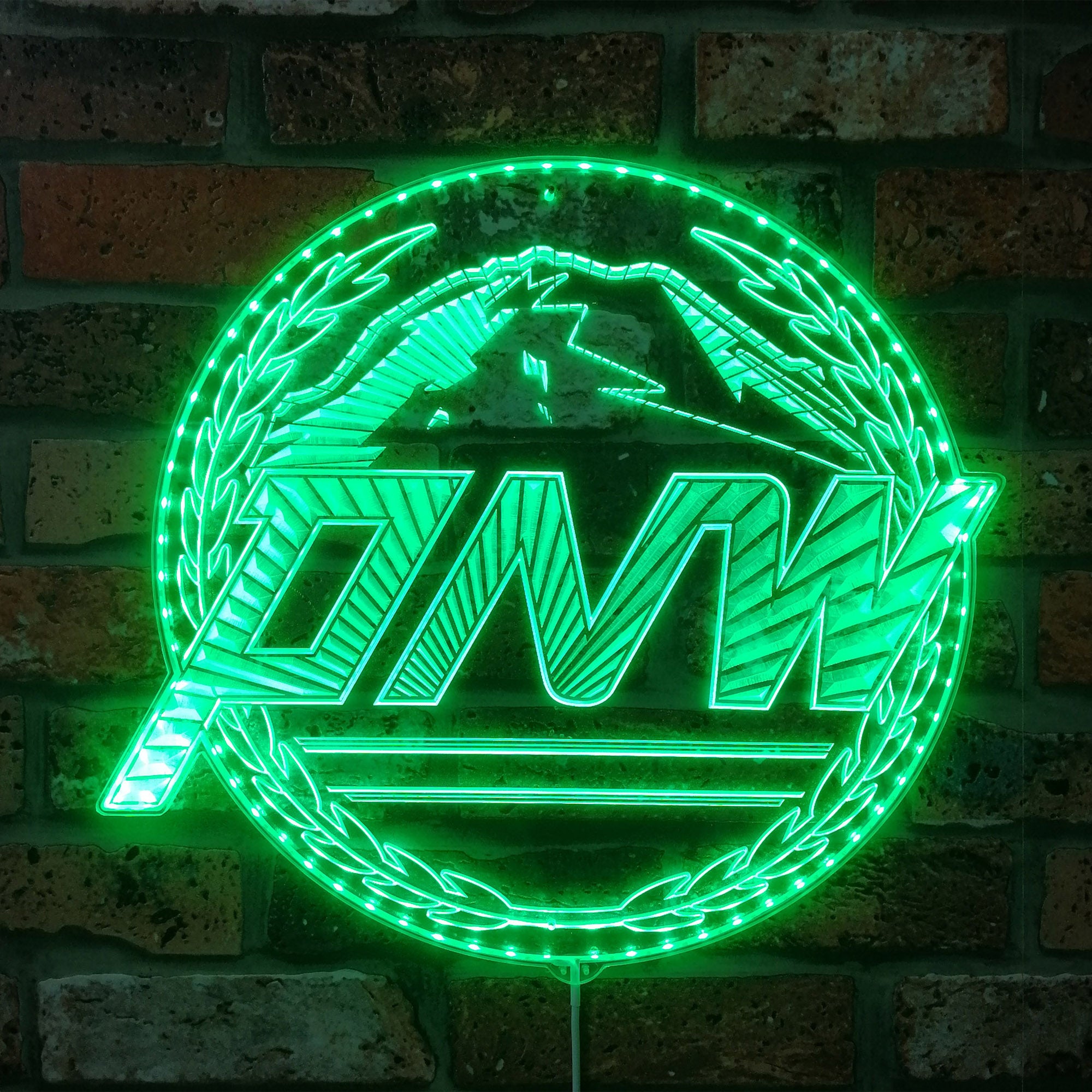 Seattle Mariners Alternate Logo Dynamic RGB Edge Lit LED Sign