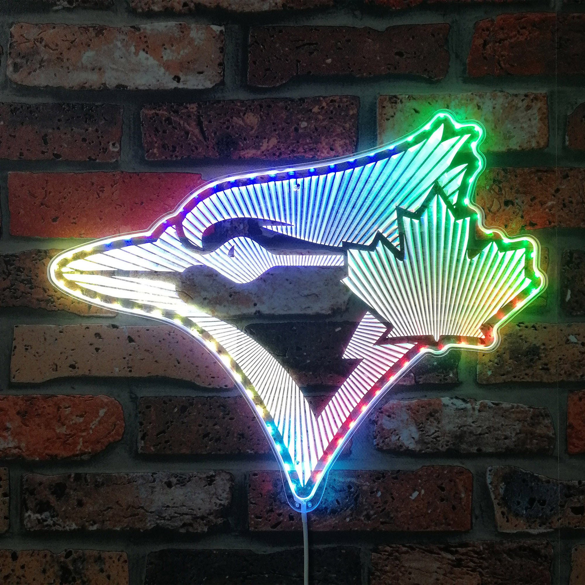 Toronto Blue Jays Dynamic RGB Edge Lit LED Sign