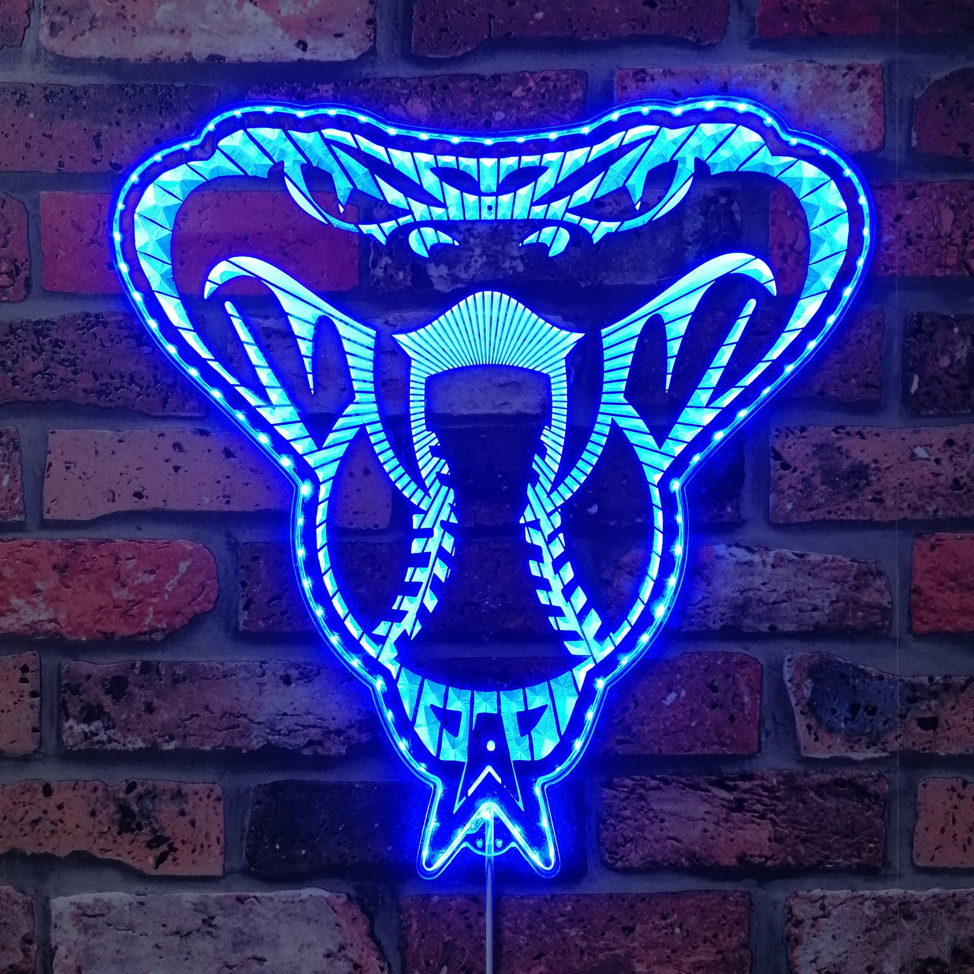 Arizona Diamondbacks Alternate Logo Dynamic RGB Edge Lit LED Sign