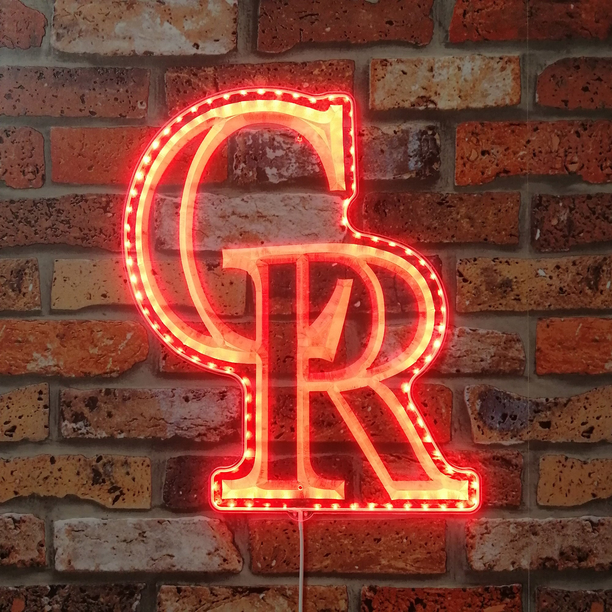 Colorado Rockies Dynamic RGB Edge Lit LED Sign