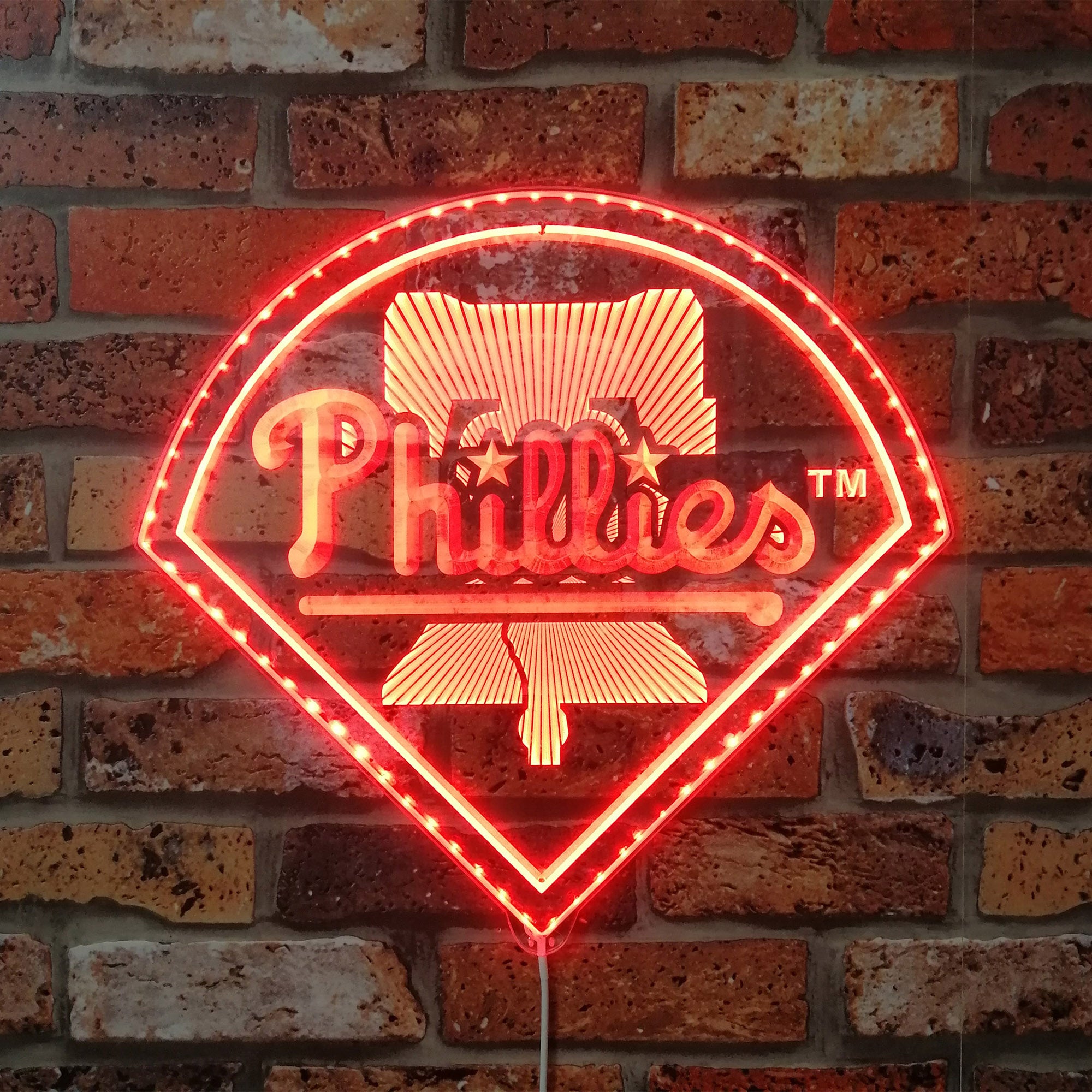 Philadelphia Phillies Dynamic RGB Edge Lit LED Sign