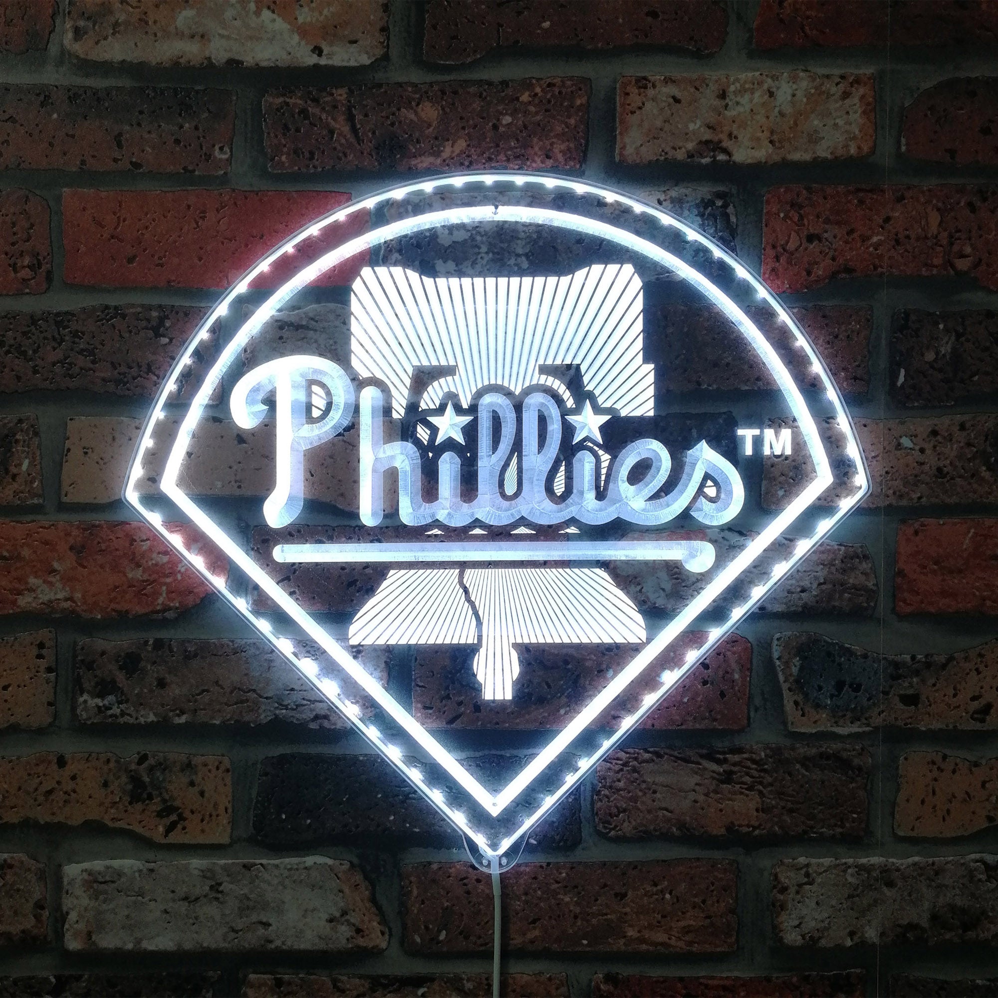 Philadelphia Phillies Dynamic RGB Edge Lit LED Sign