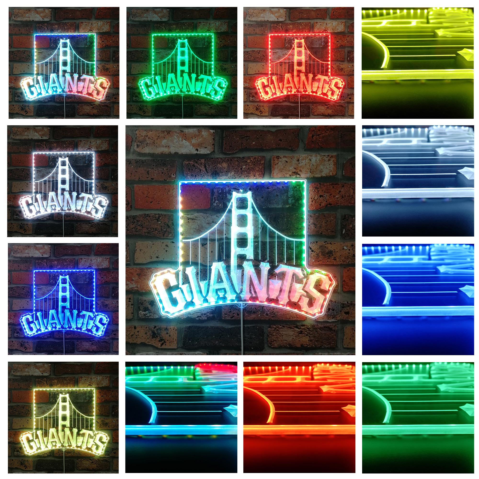 San Francisco Giants Alternate Dynamic RGB Edge Lit LED Sign