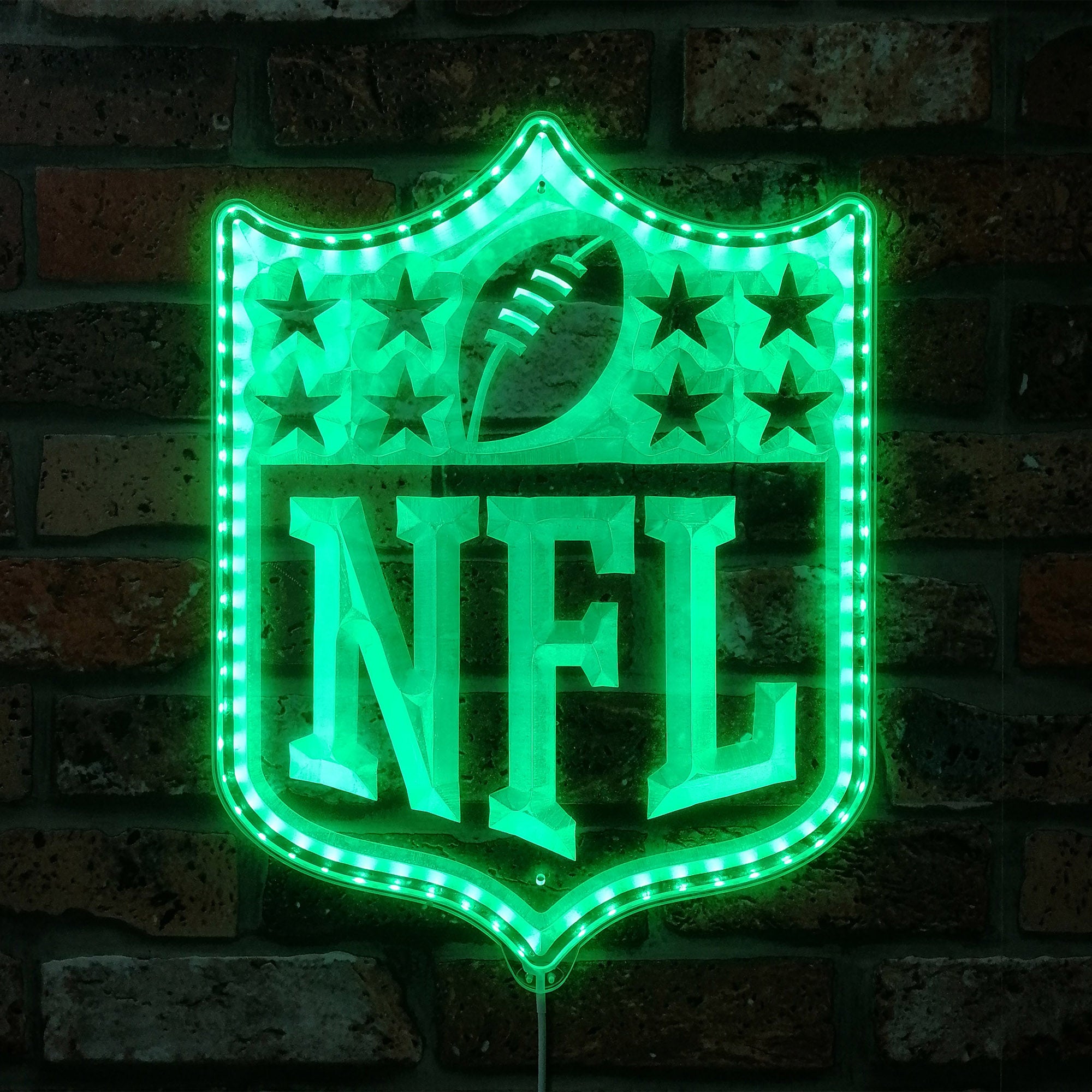 Logo NFL Dynamic RGB Edge Lit LED Sign