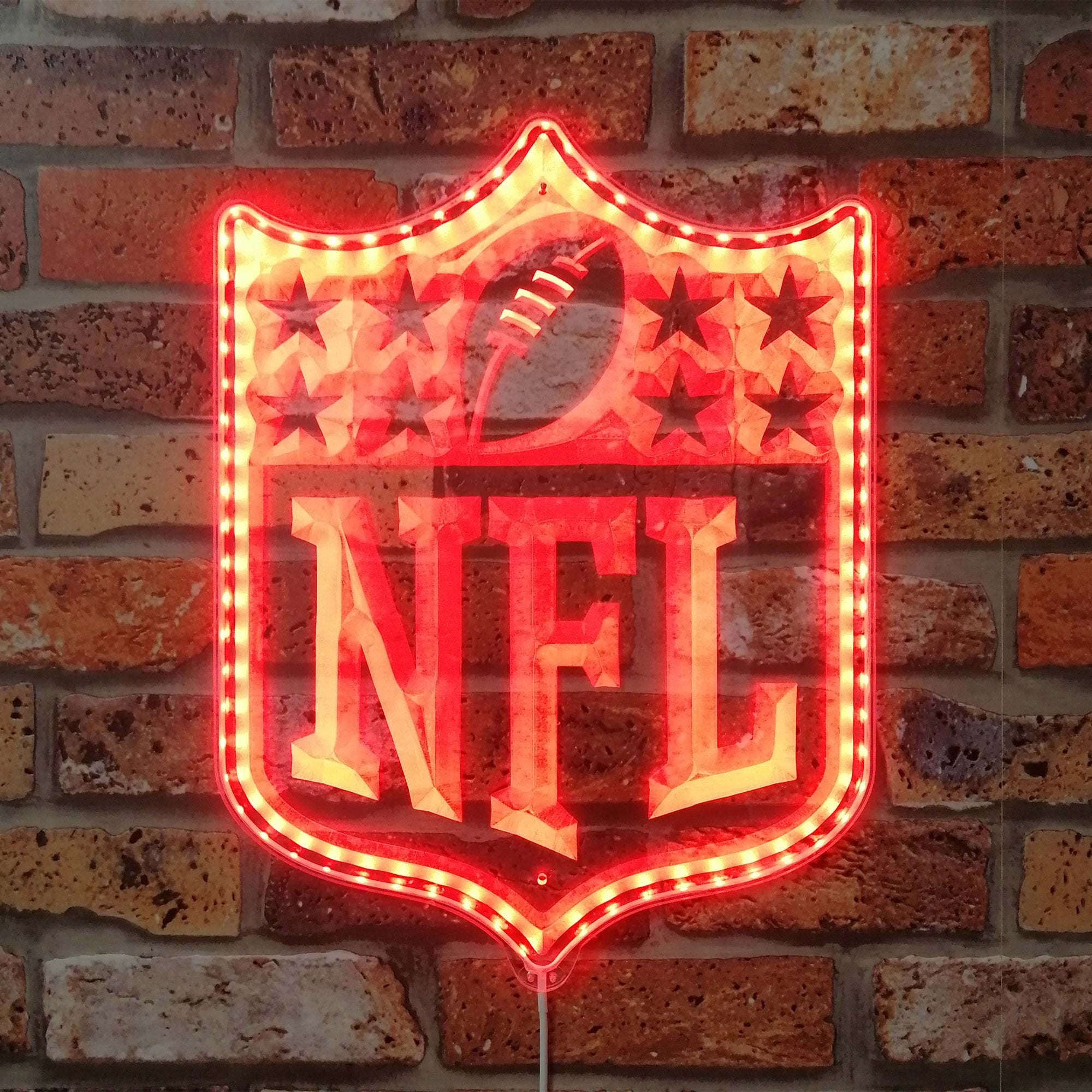 Logo NFL Dynamic RGB Edge Lit LED Sign