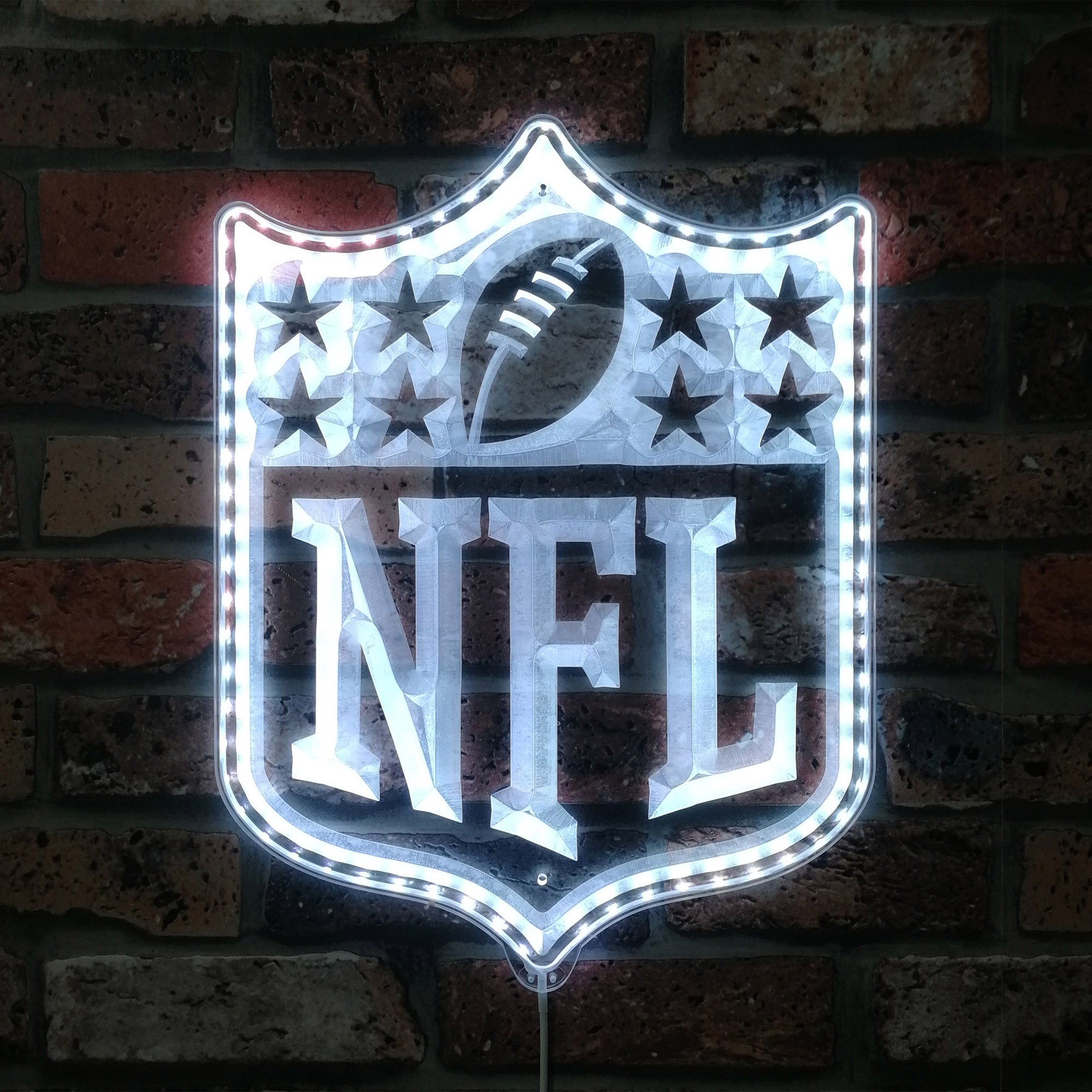 Logo NFL Dynamic RGB Edge Lit LED Sign