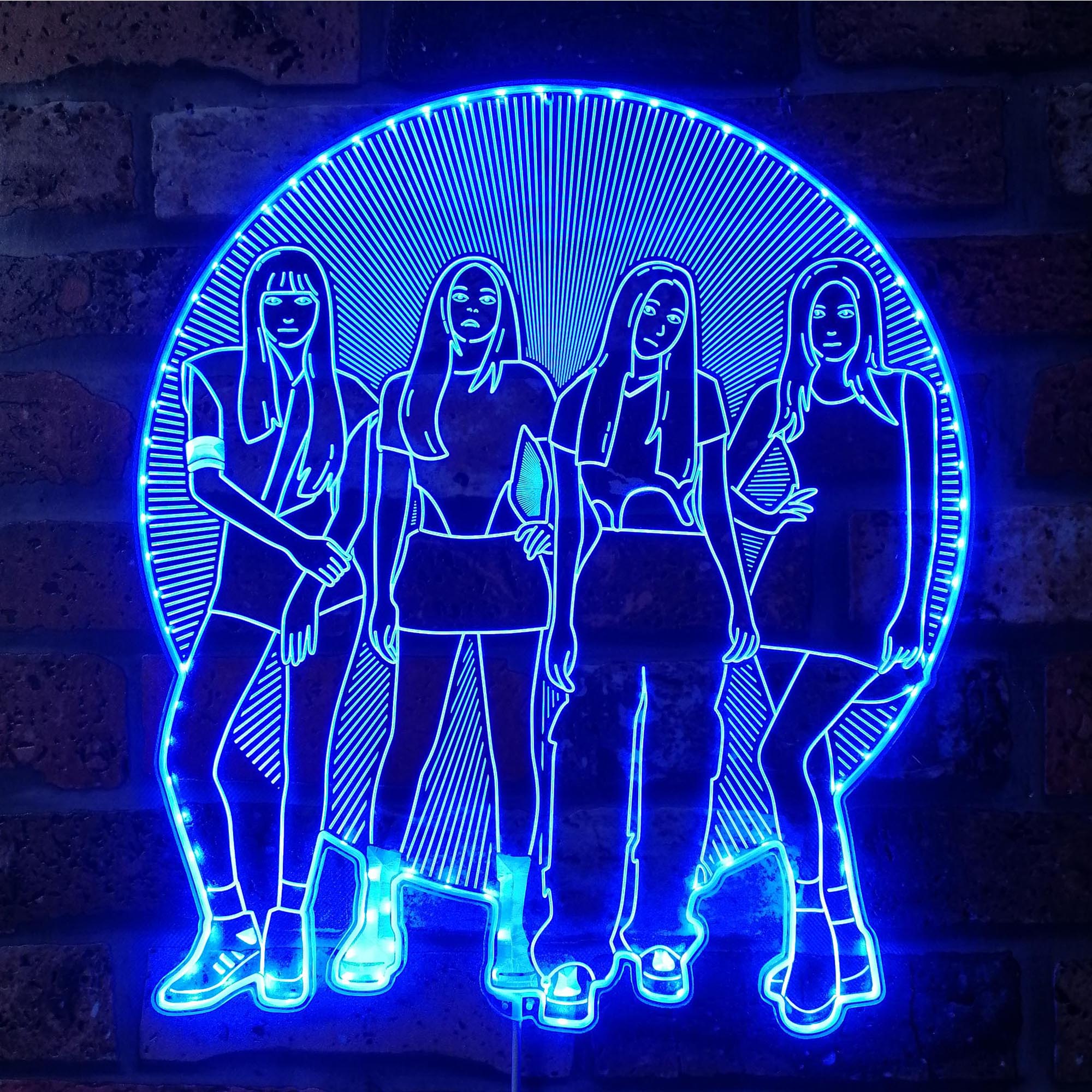 Blackpink Dynamic RGB Edge Lit LED Sign